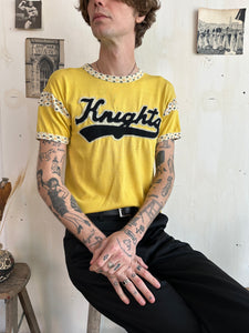 1950s Knights Star Detail Ringer (Boxy S/M)