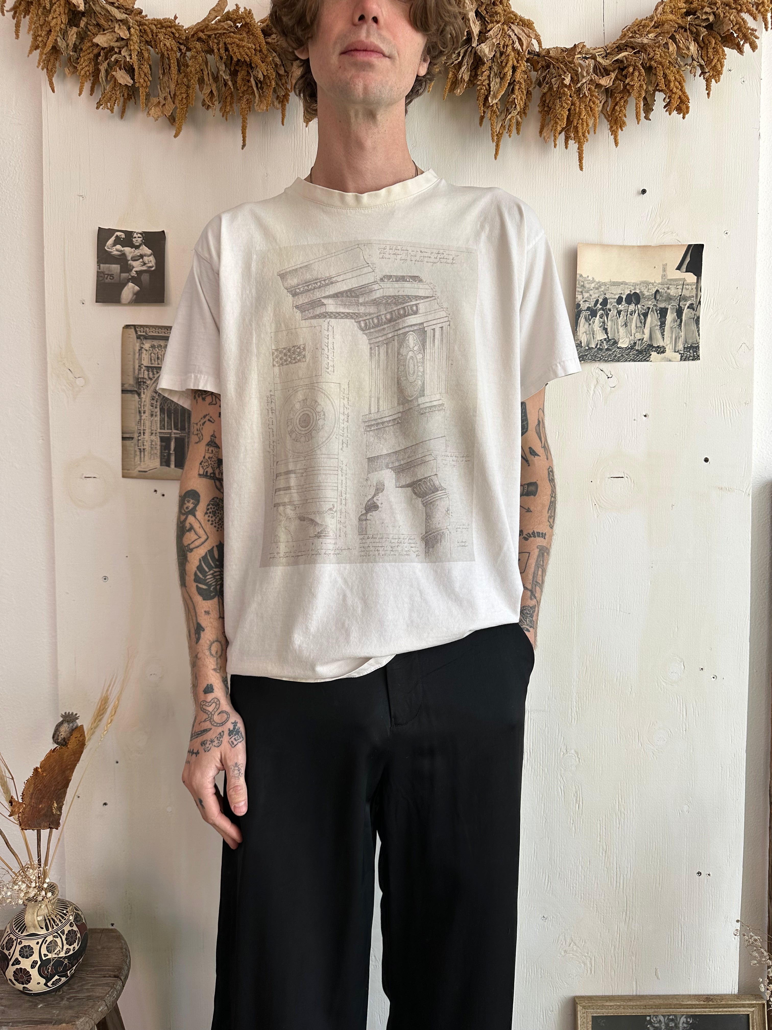 1990s Architectural Illustration Tee (XL)
