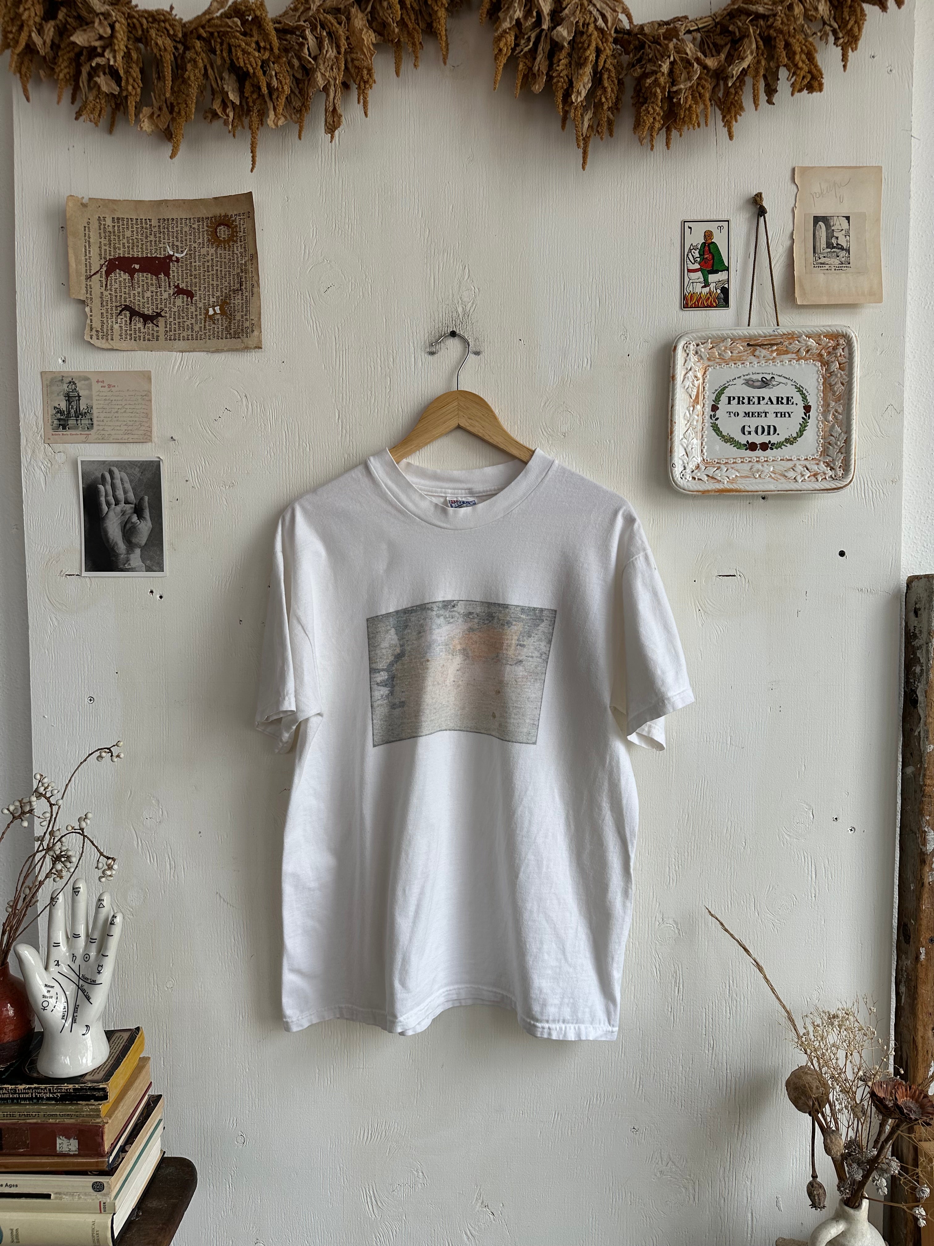 1990s Faded Map T-Shirt (L)