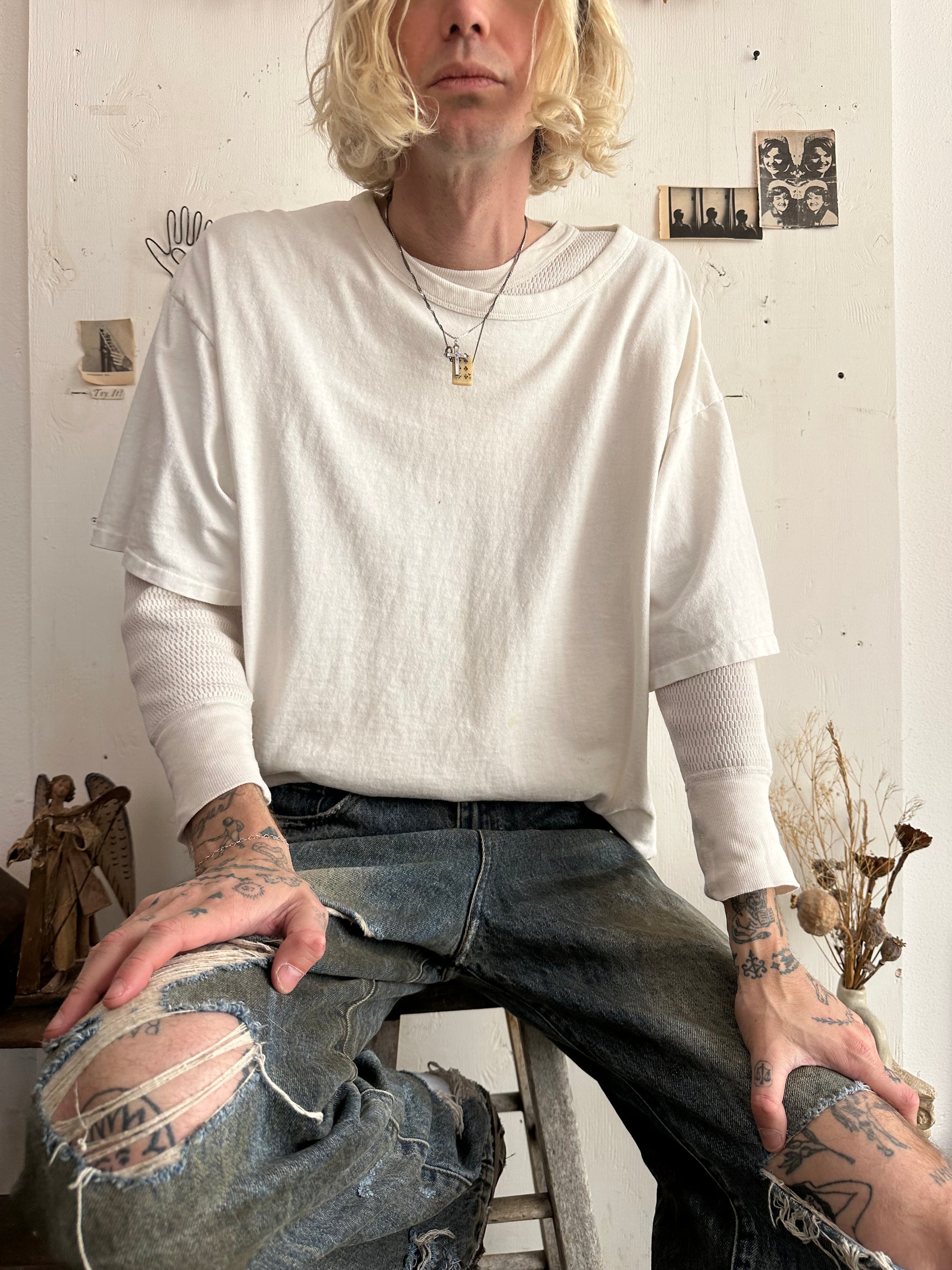 1990s Oversized Champion White Tee