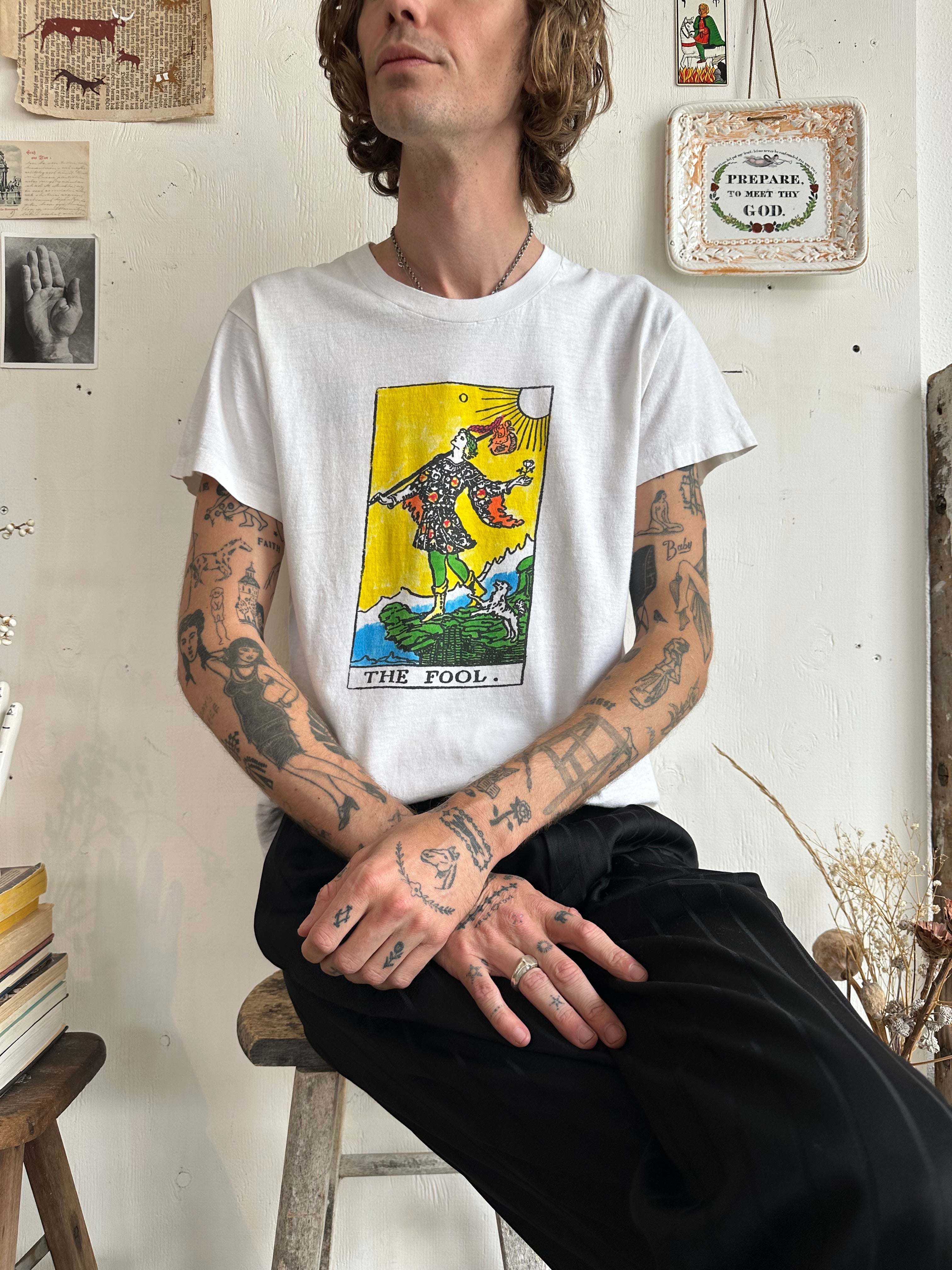 1970s/80s The Fool Tarot Tee (M/L)