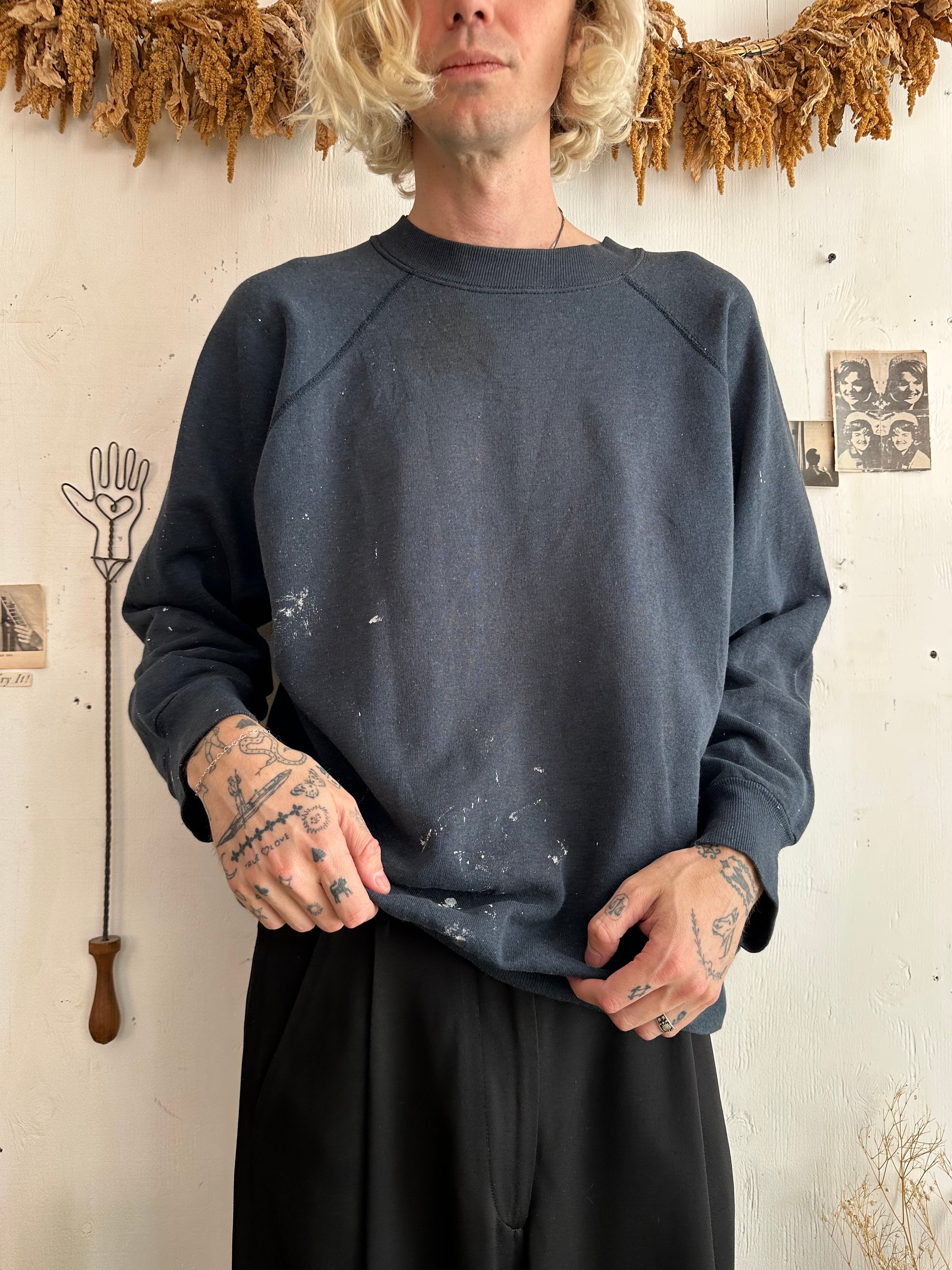 1980s Faded Blue Sweatshirt