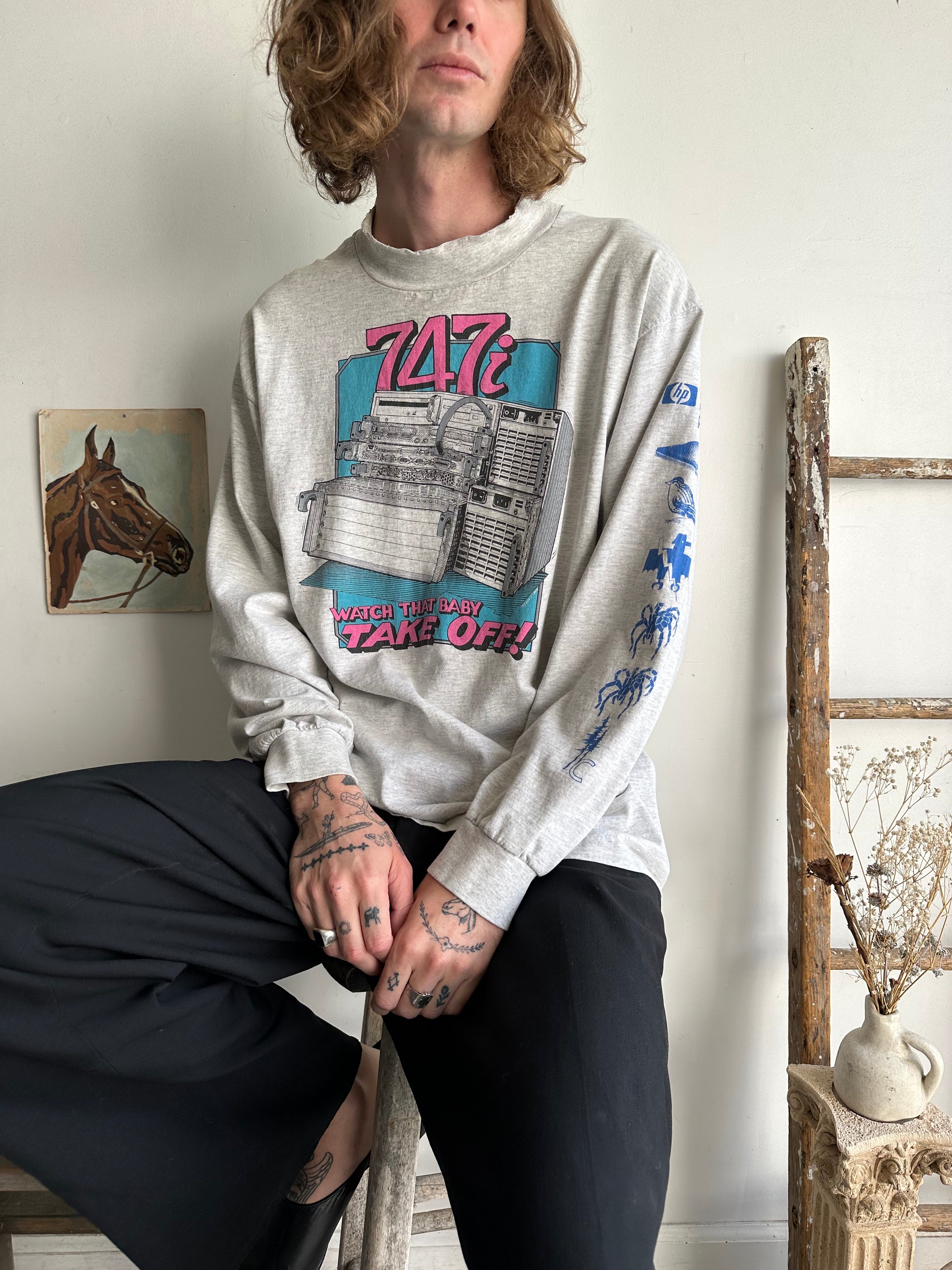 1990s Faded Copy Machine Long Sleeve (XXL)