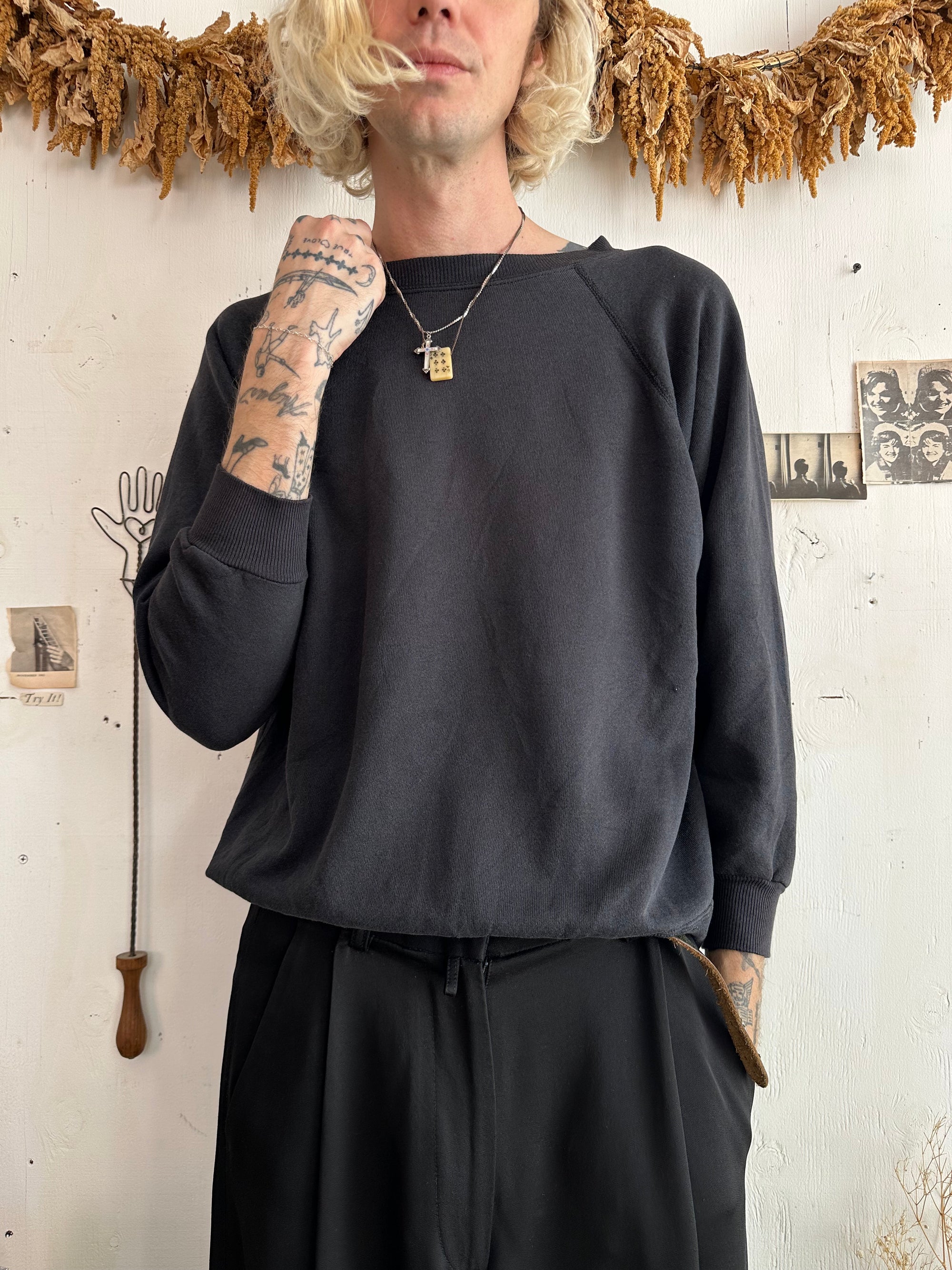 1980s Black Sweatshirt