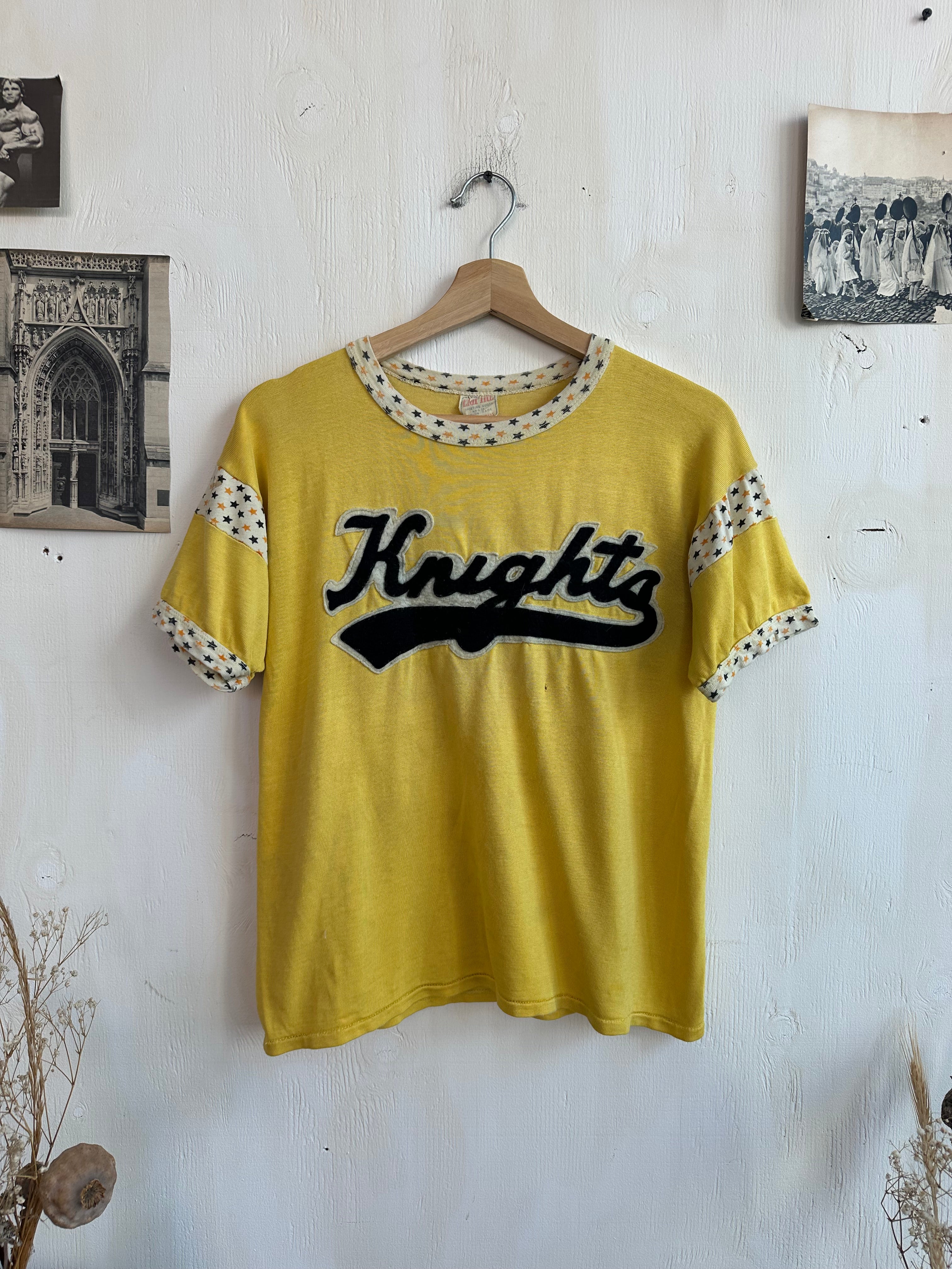 1950s Knights Star Detail Ringer (Boxy S/M)