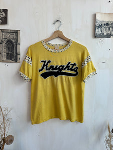 1950s Knights Star Detail Ringer (Boxy S/M)