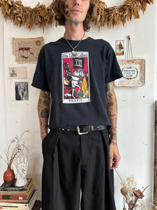 1990s/2000s Death Tarot Tattoo T-Shirt (Boxy M/L)