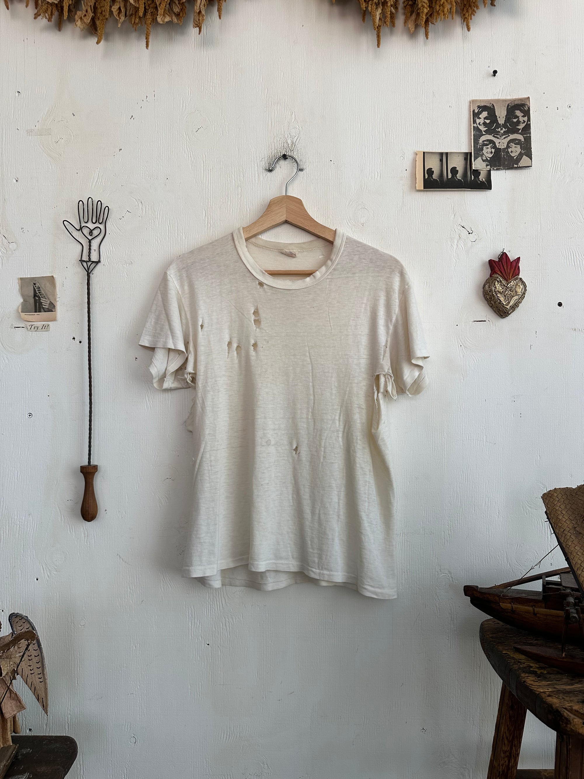 1960s Perfect White T-Shirt