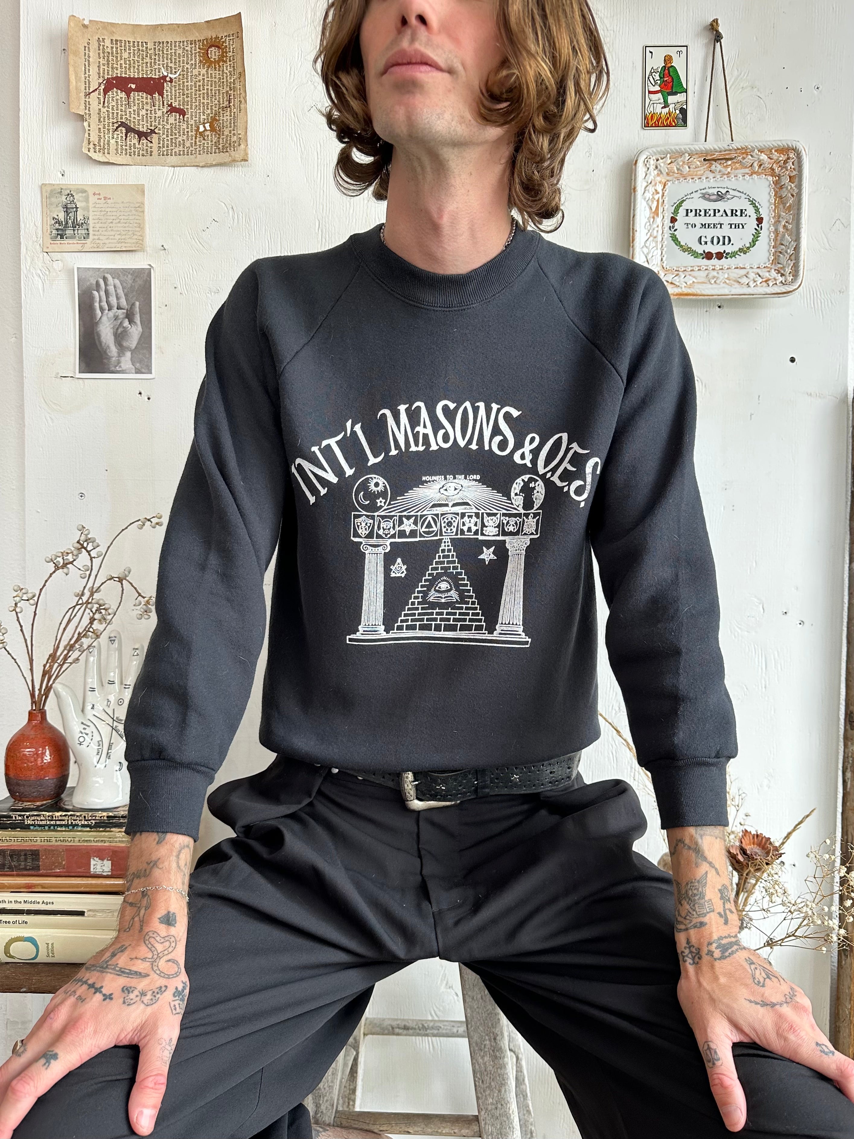 1990s Freemason Sweatshirt (M)