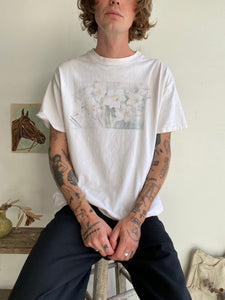 1990s Faded Floral T-Shirt (XL)