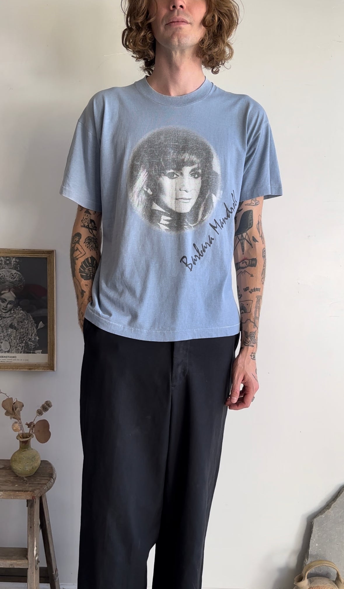 1990s Barbara Mandrel T-Shirt (Boxy M/L)