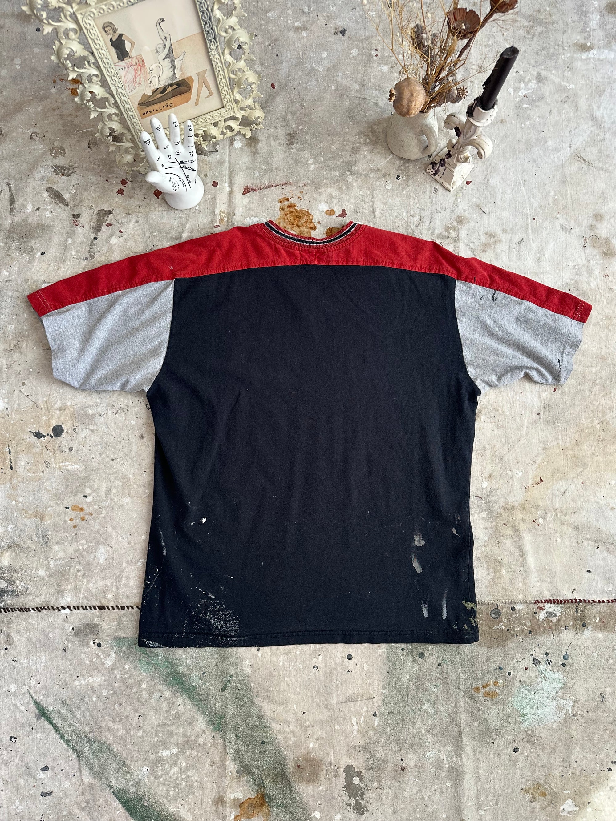 1990s Paint Splattered Jersey Tee