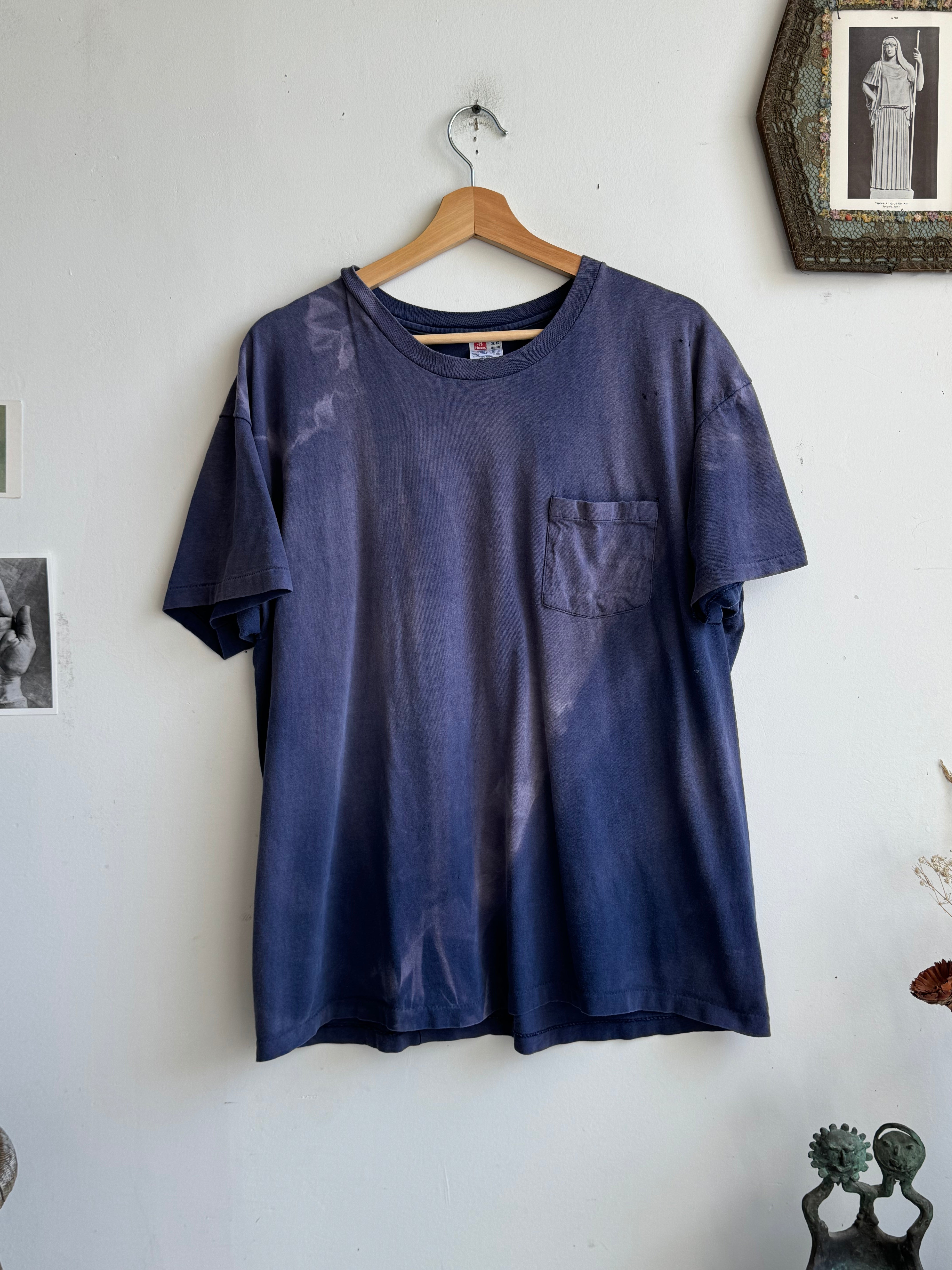 1980s Sunfaded Navy Blank (XXL)