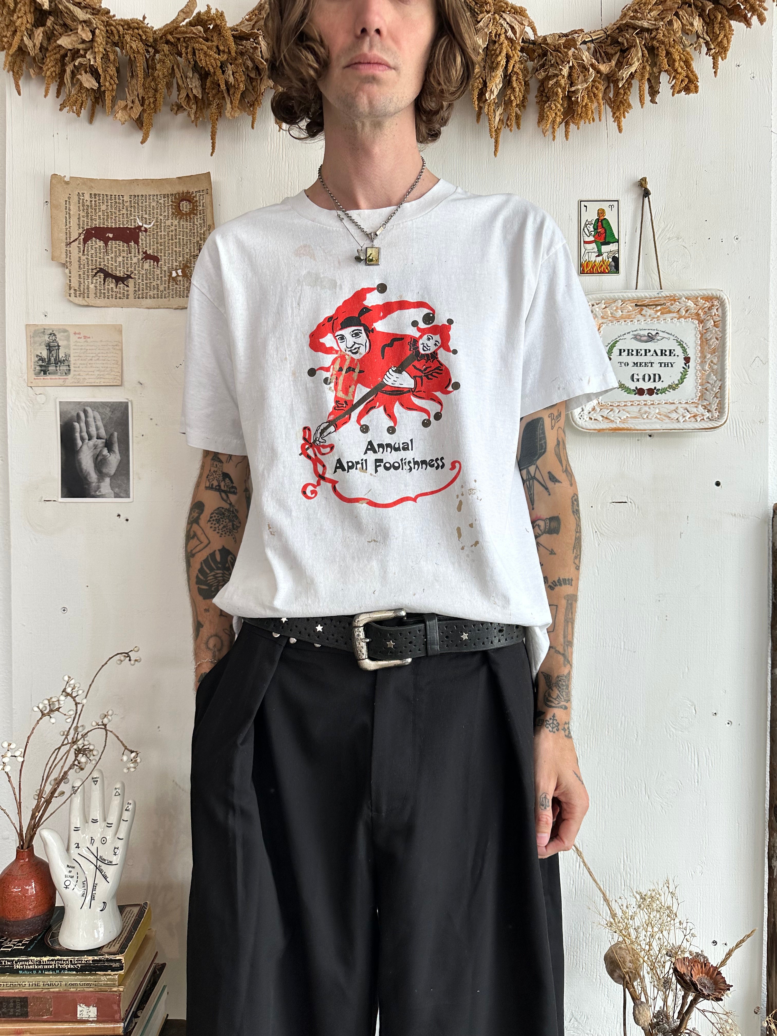 1990 Thrashed April Foolishness T-Shirt (L/XL)