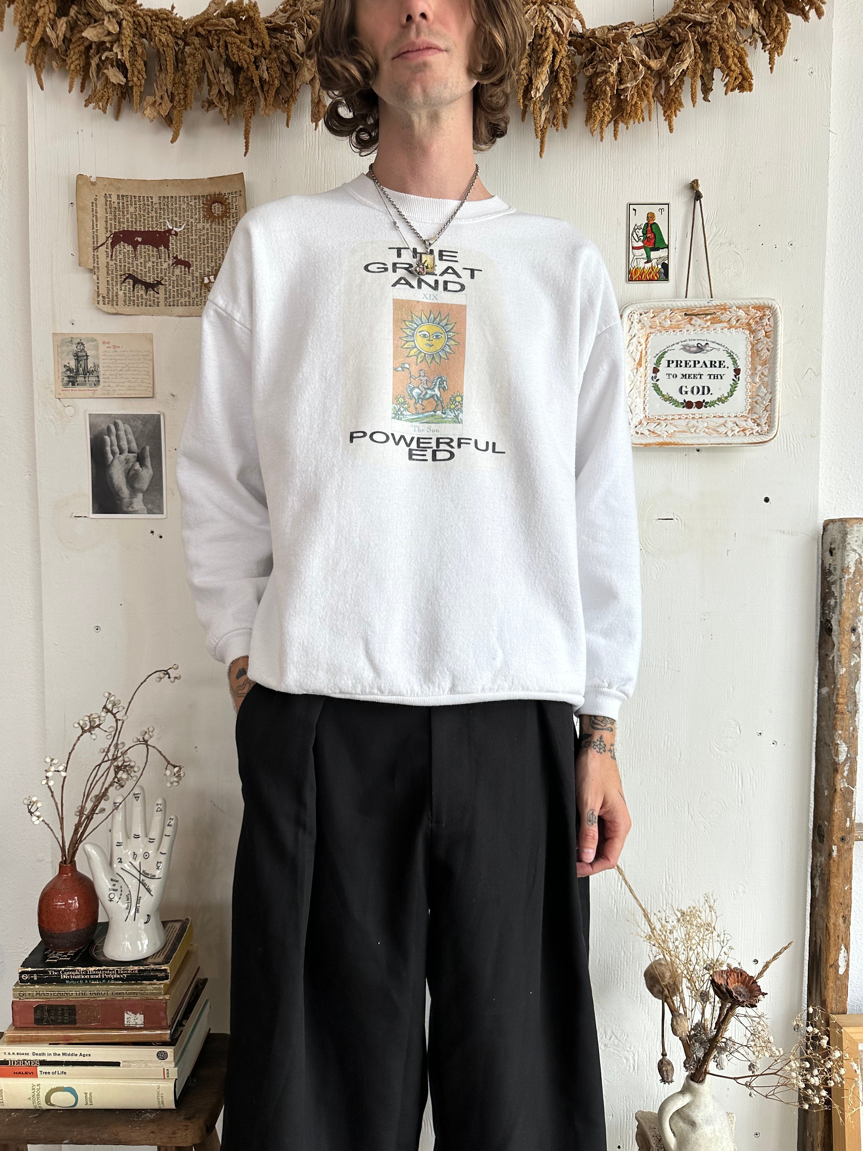 1990s/2000s Sun Card Tarot Sweatshirt (Boxy XL)