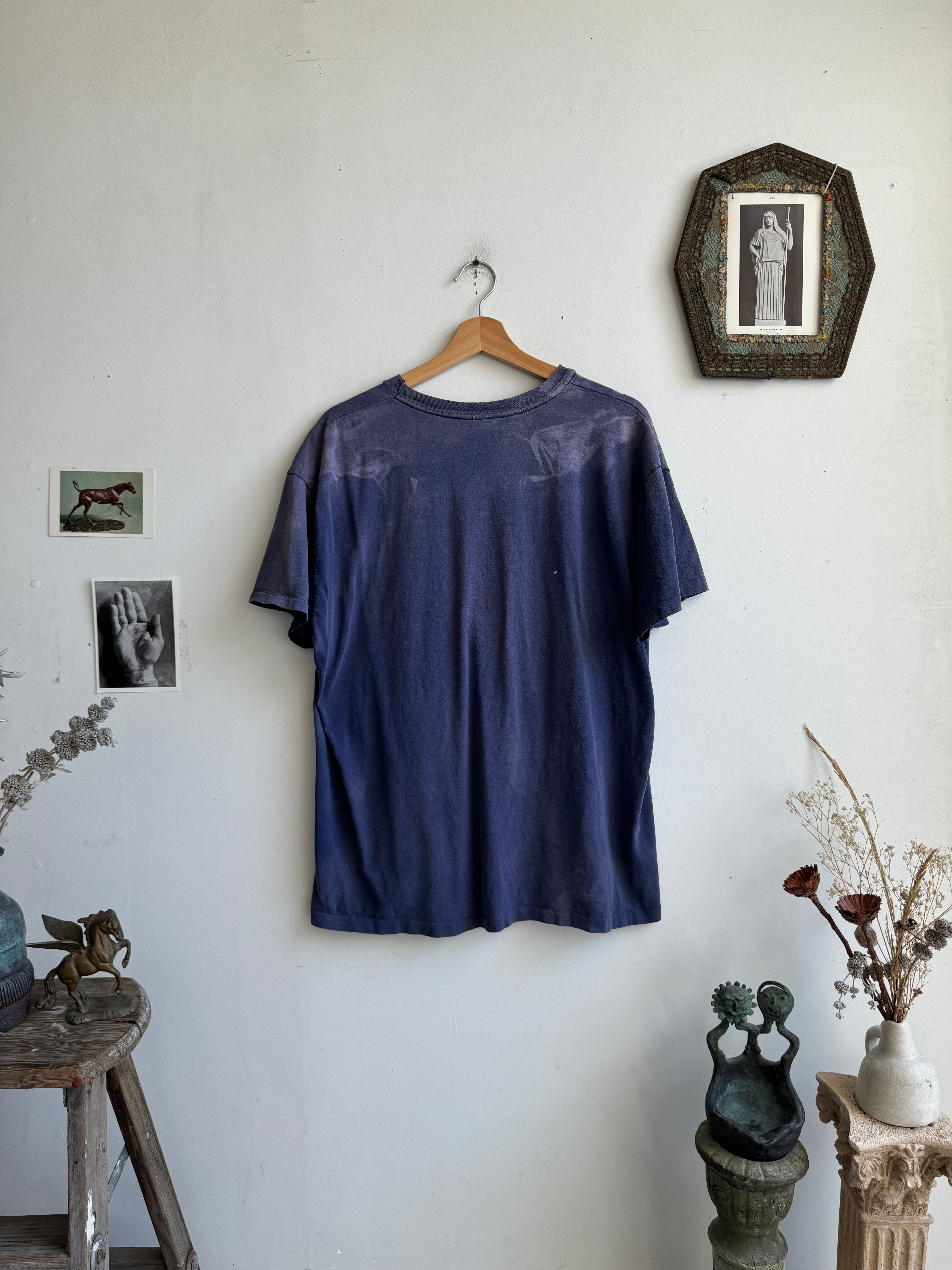 1980s Sunfaded Navy Blank (XXL)