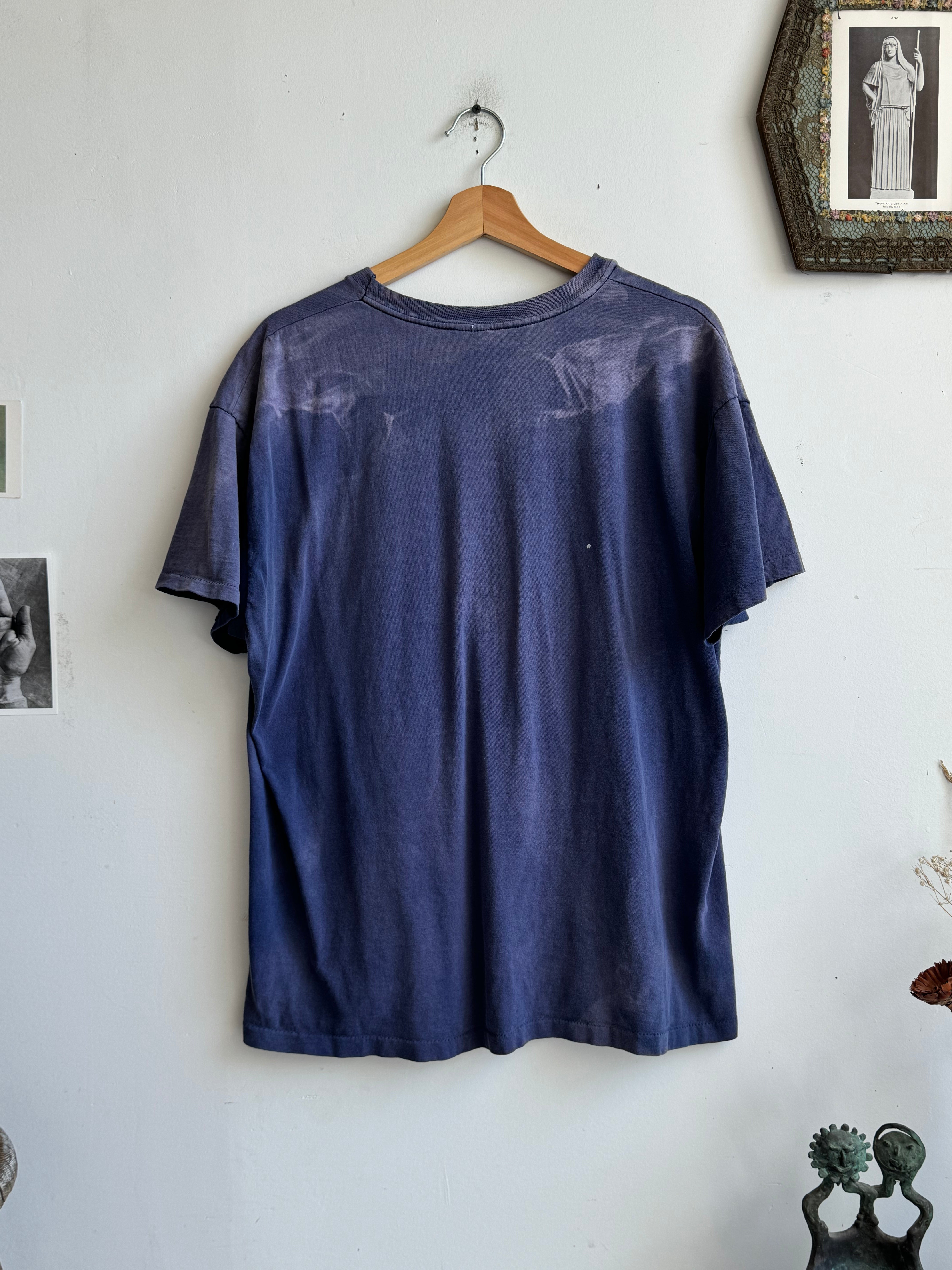 1980s Sunfaded Navy Blank (XXL)