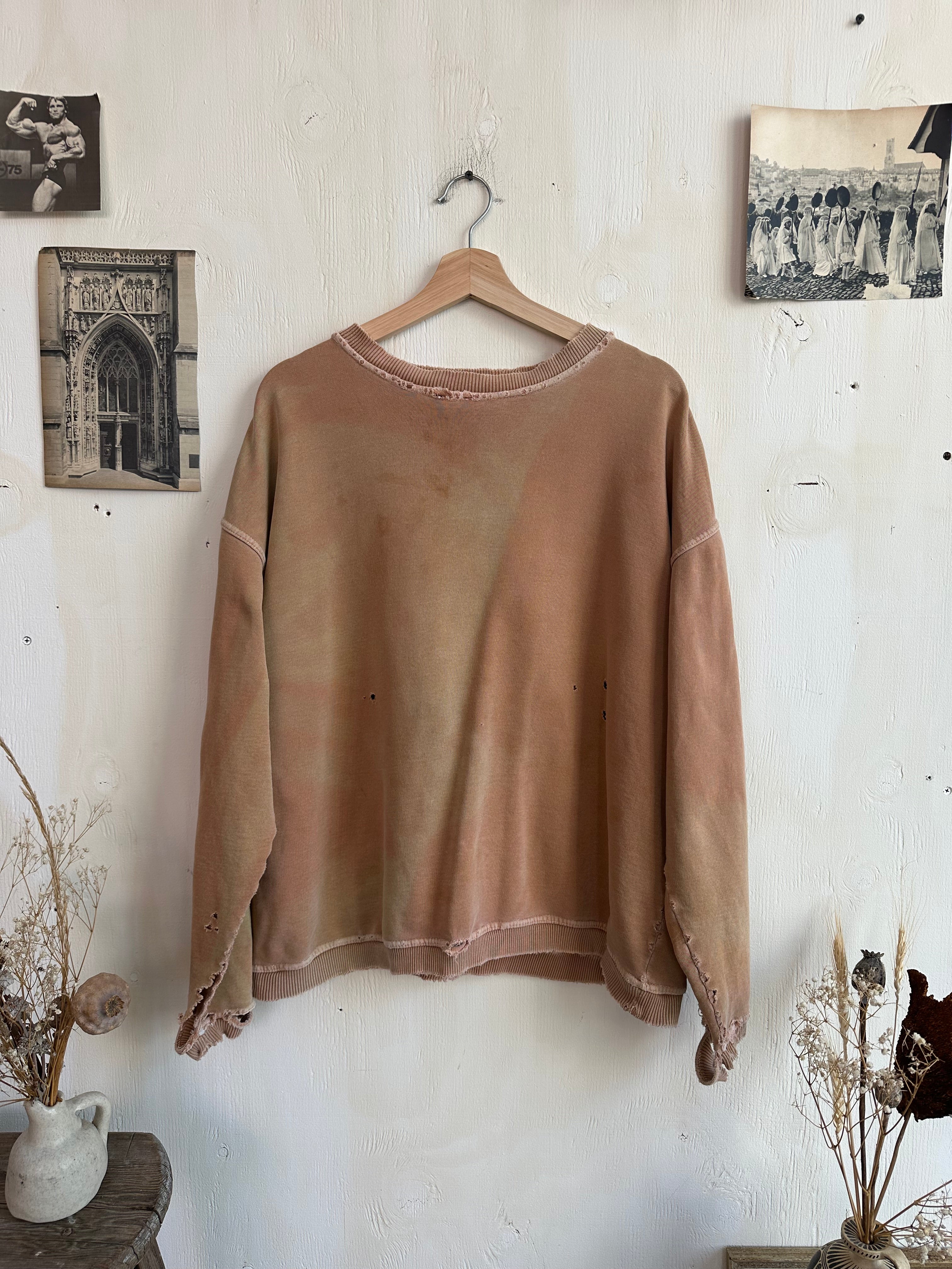 1990s Thrashed and Sunfaded Sweatshirt (Boxy XL)