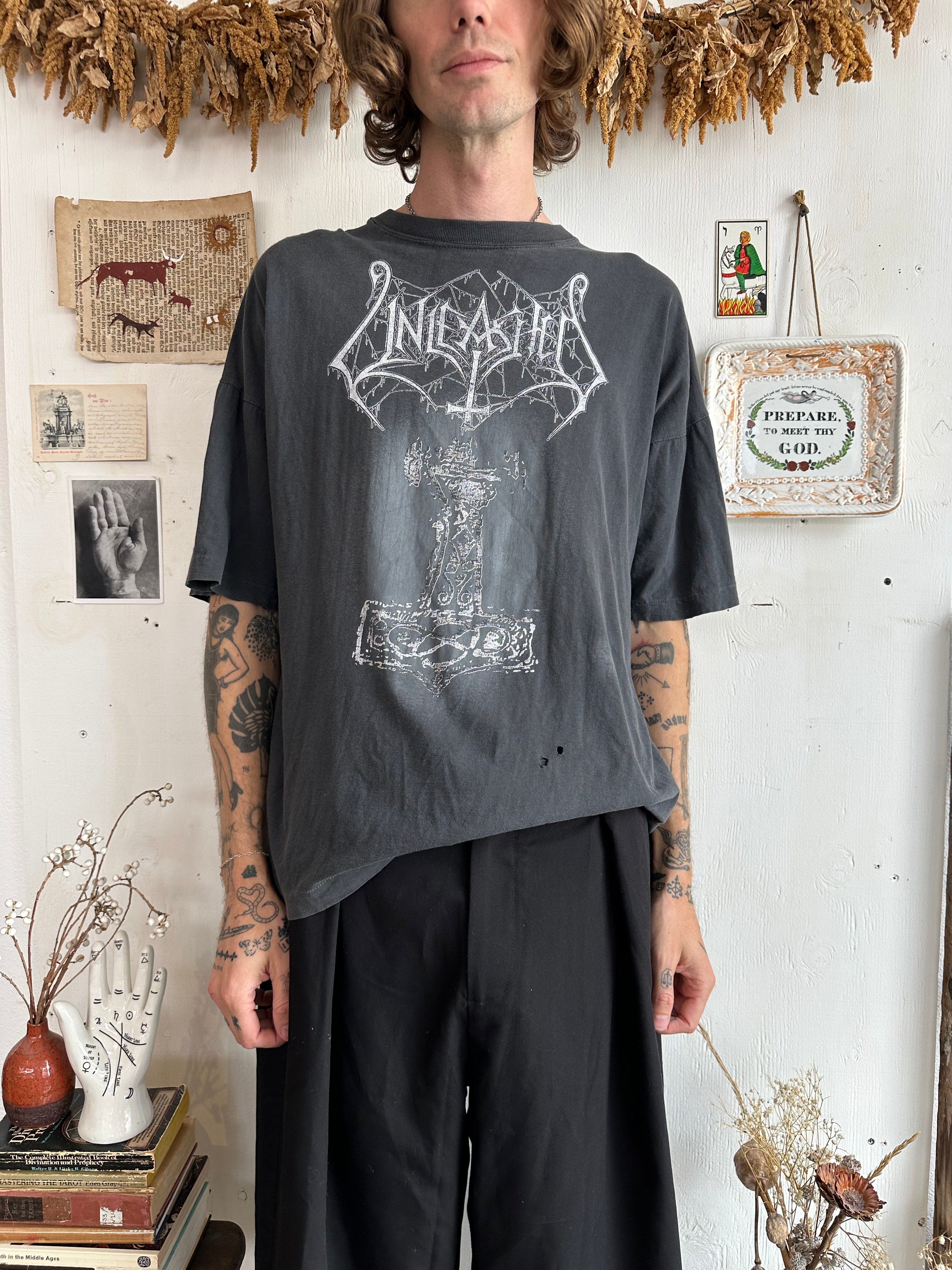 1990s Unleashed Black Metal Tour Tee (Boxy L)