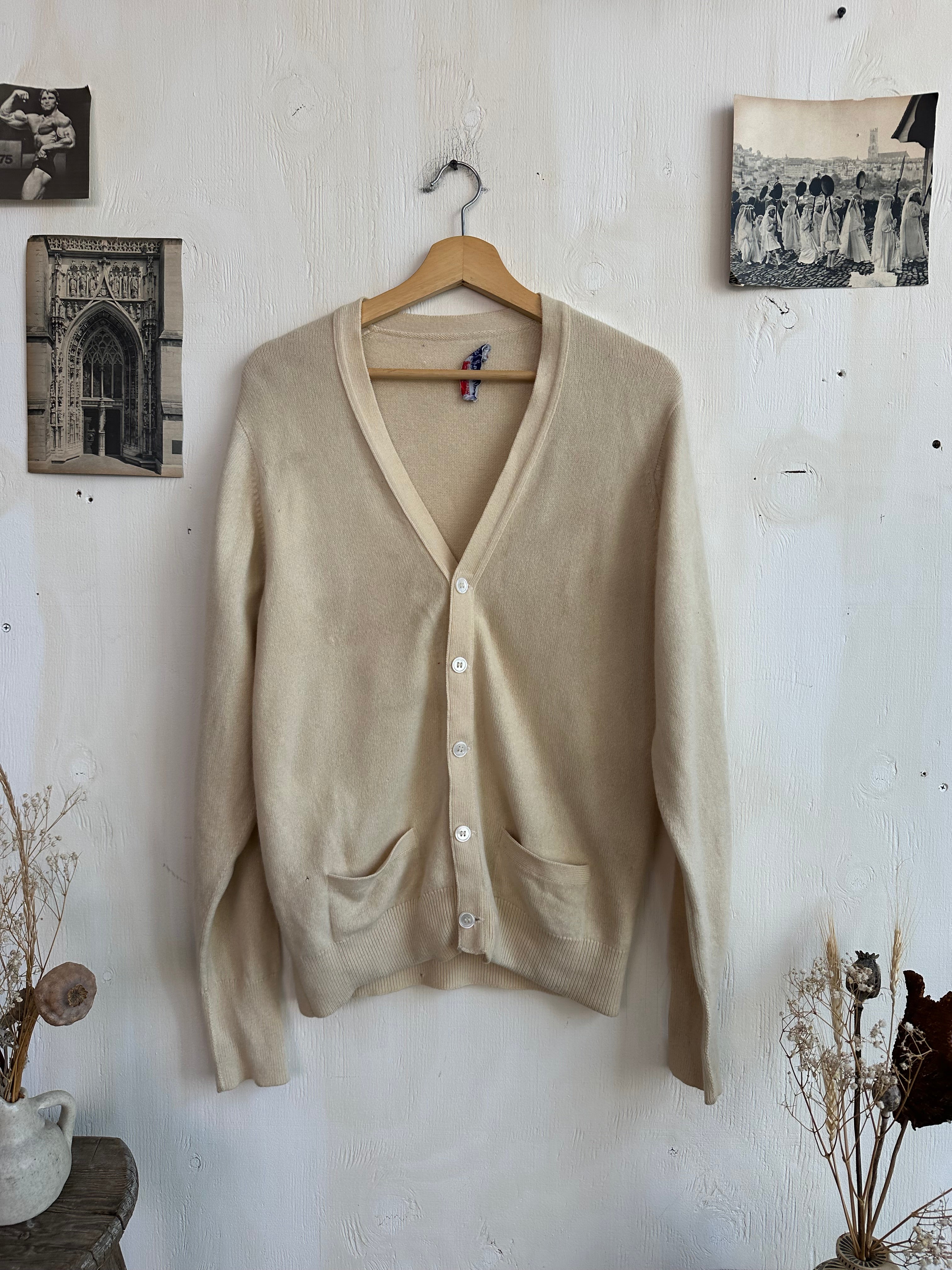 1980s Cashmere Cardigan (M)