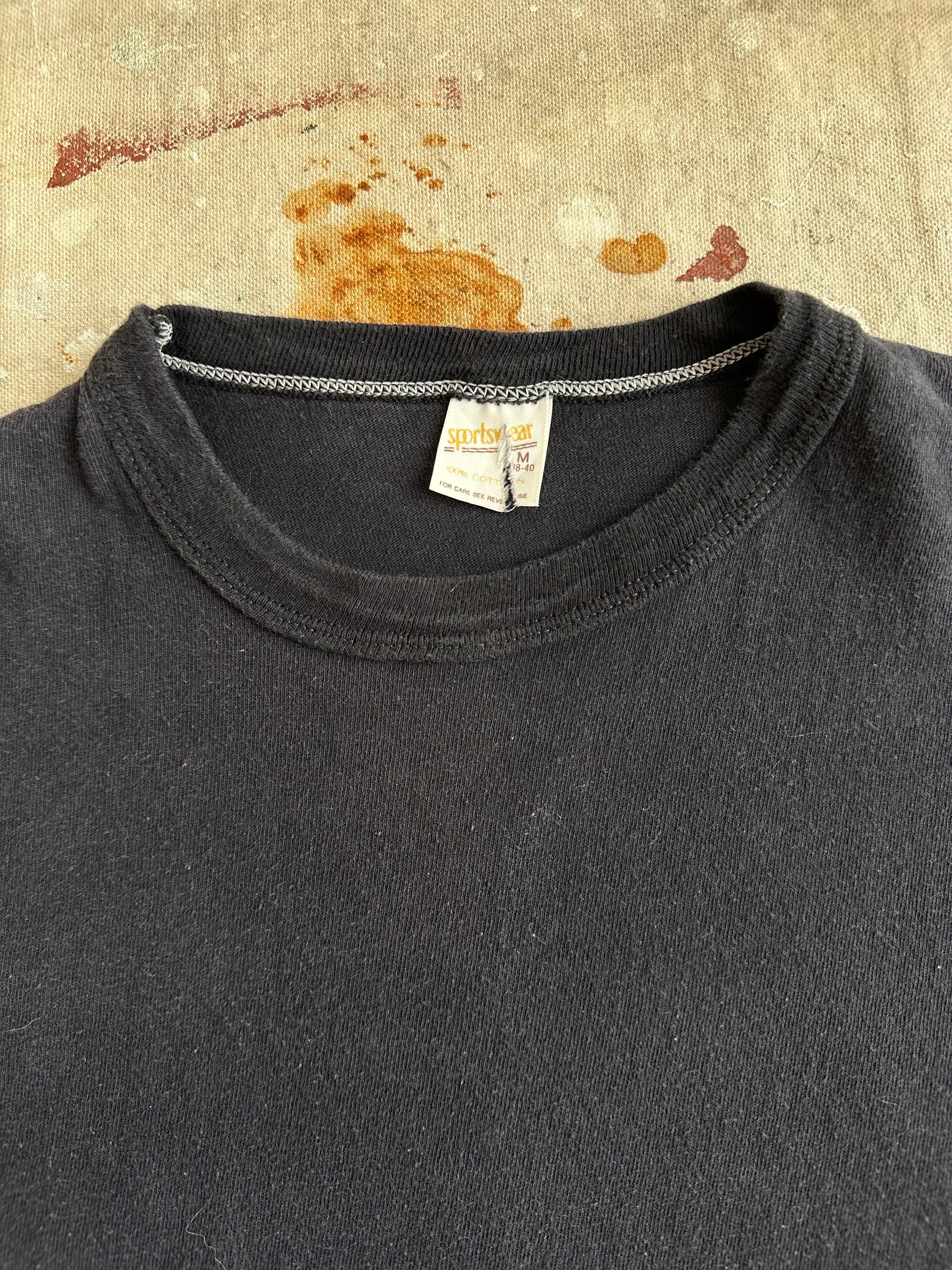 1970s Black Tee