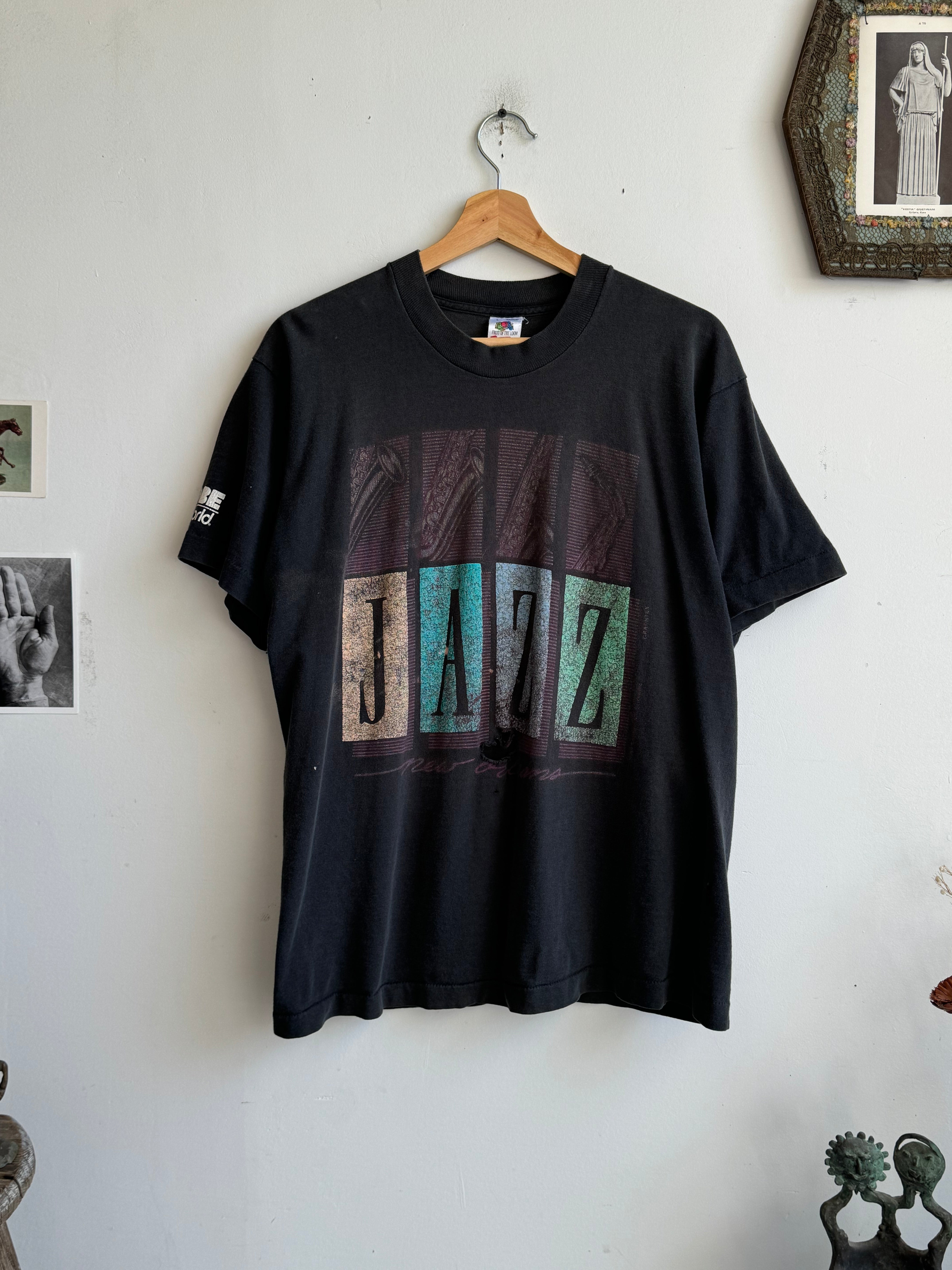 1990s Faded Jazz T-Shirt (XL)