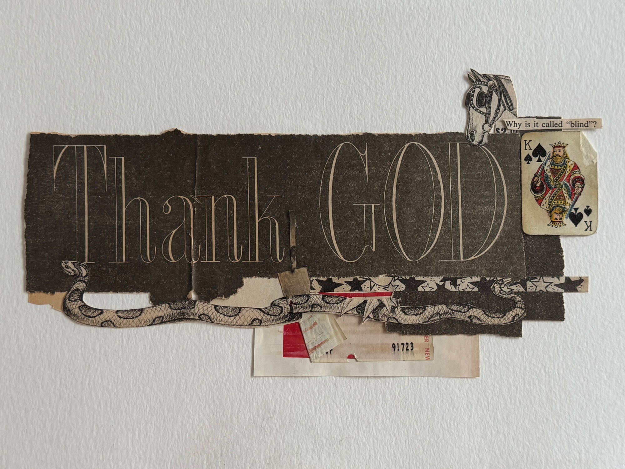 'Blind Faith" Collage