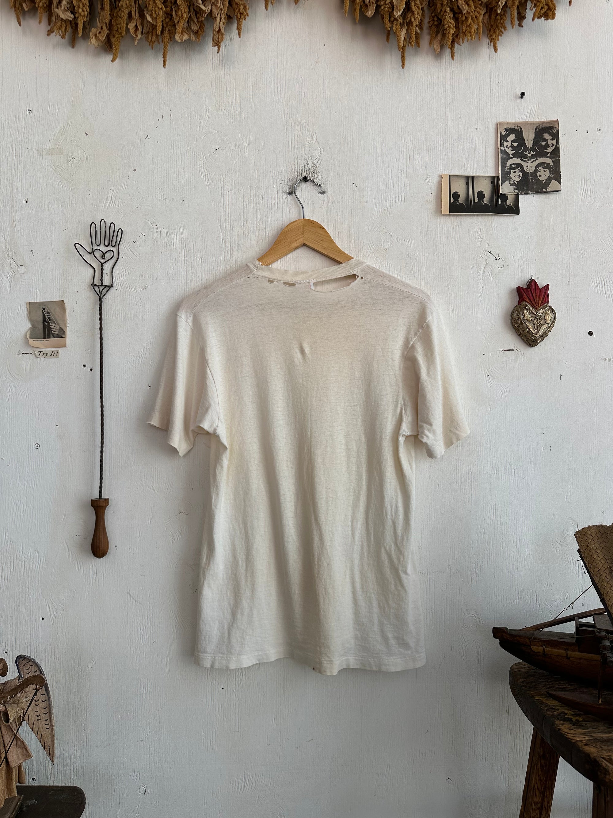 1990s Discolored White Blank