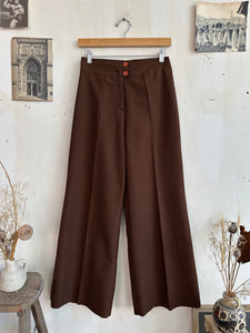 1970s Chocolate Brown Flares (27/29)