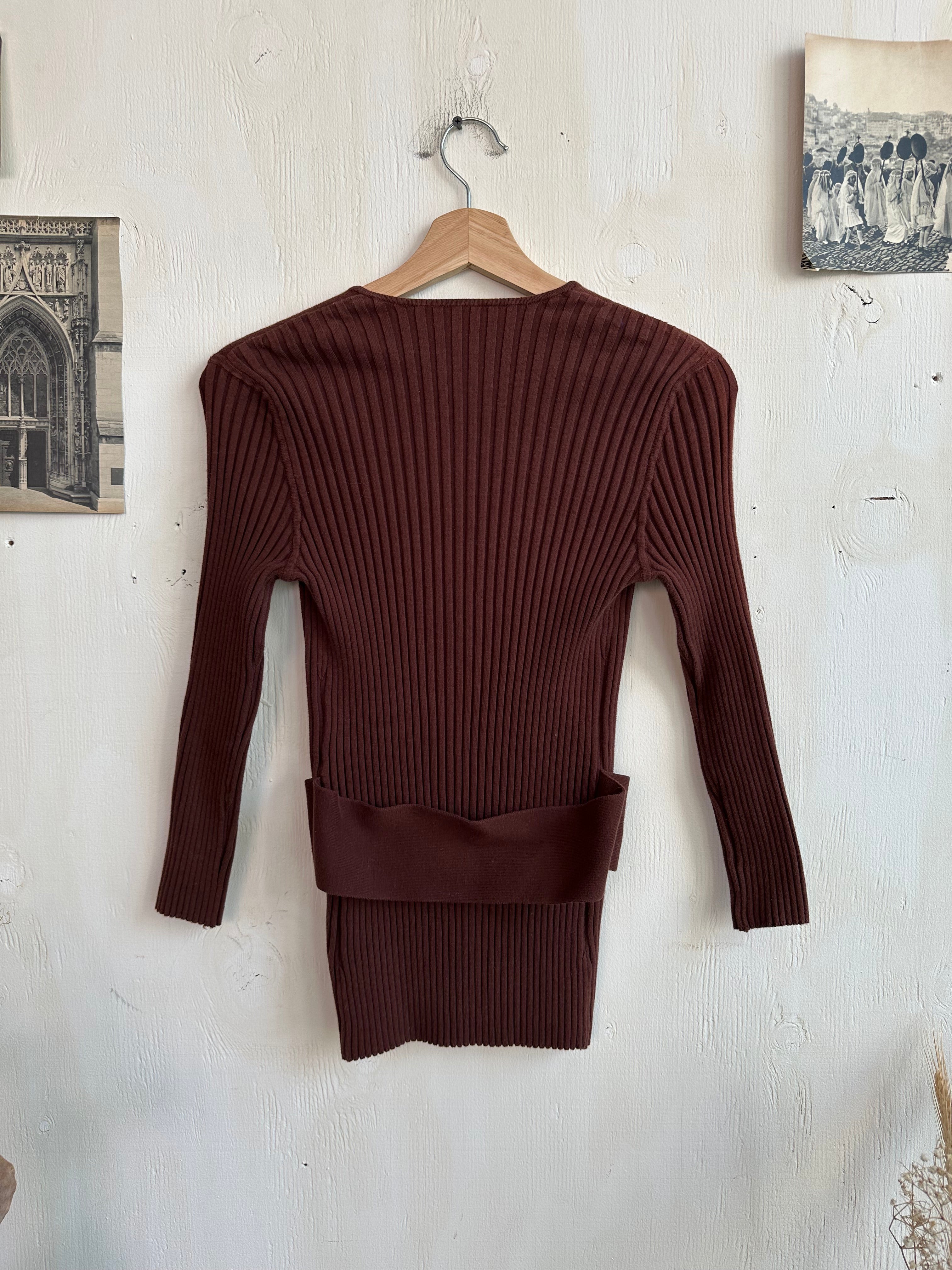 1970s Chunky Buckle Knit (S/M)