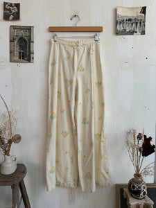 1970s Homemade Floral Trouser (27/29)