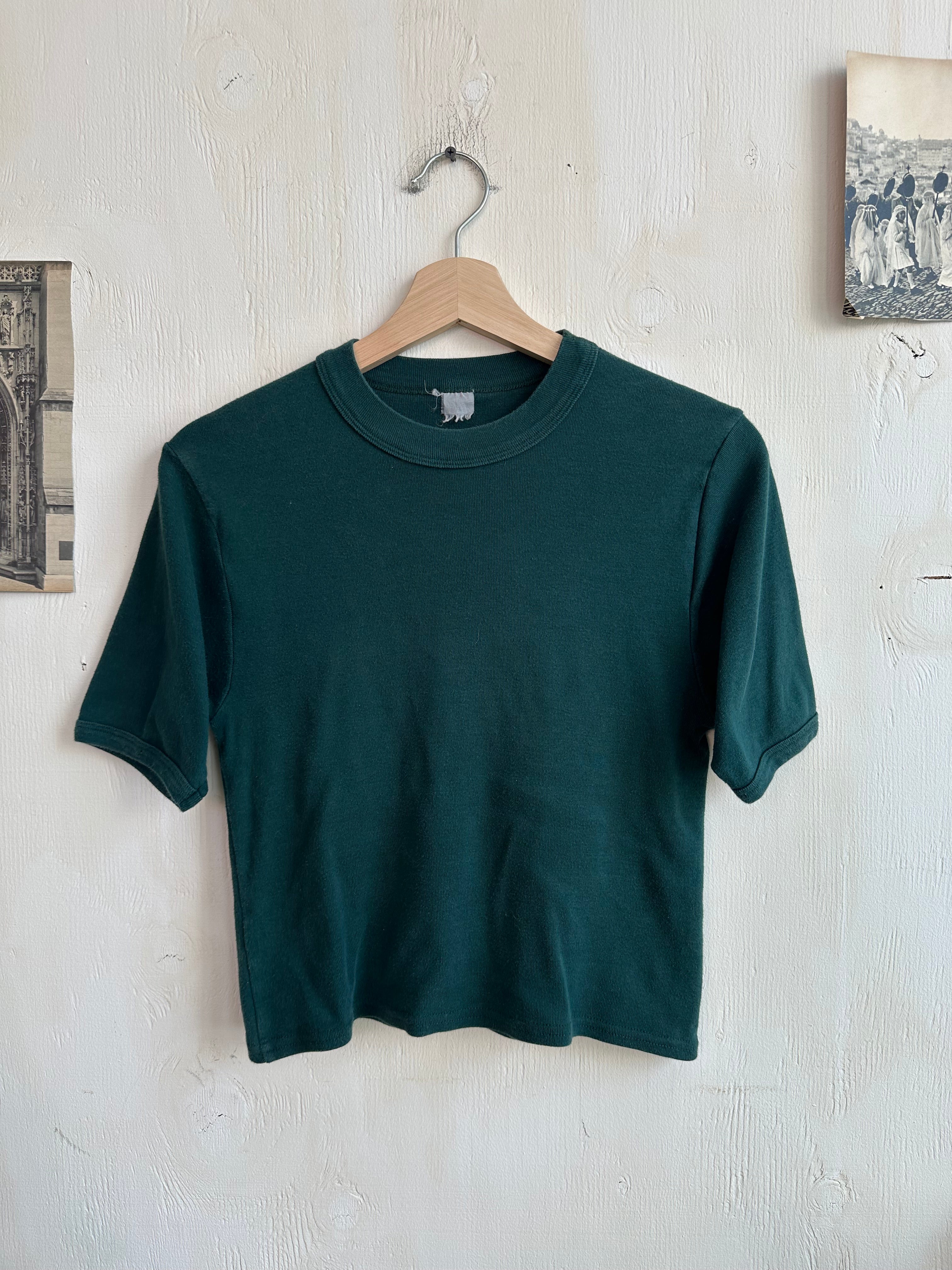 1980s Polizei T-Shirt (Cropped S)