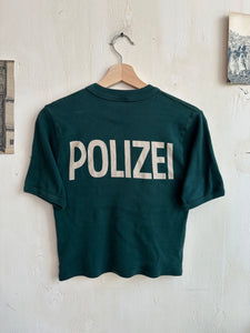 1980s Polizei T-Shirt (Cropped S)