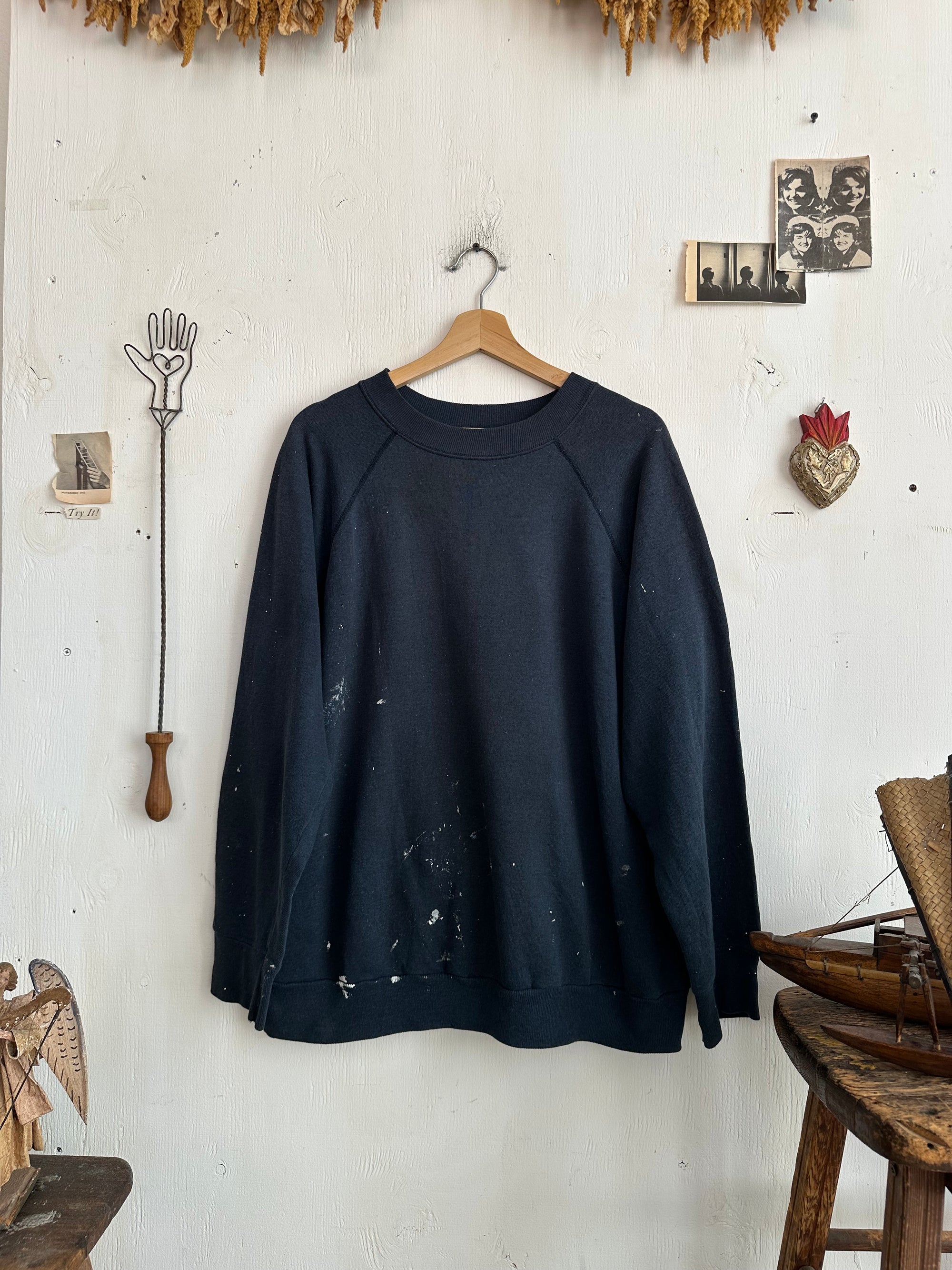 1980s Faded Blue Sweatshirt