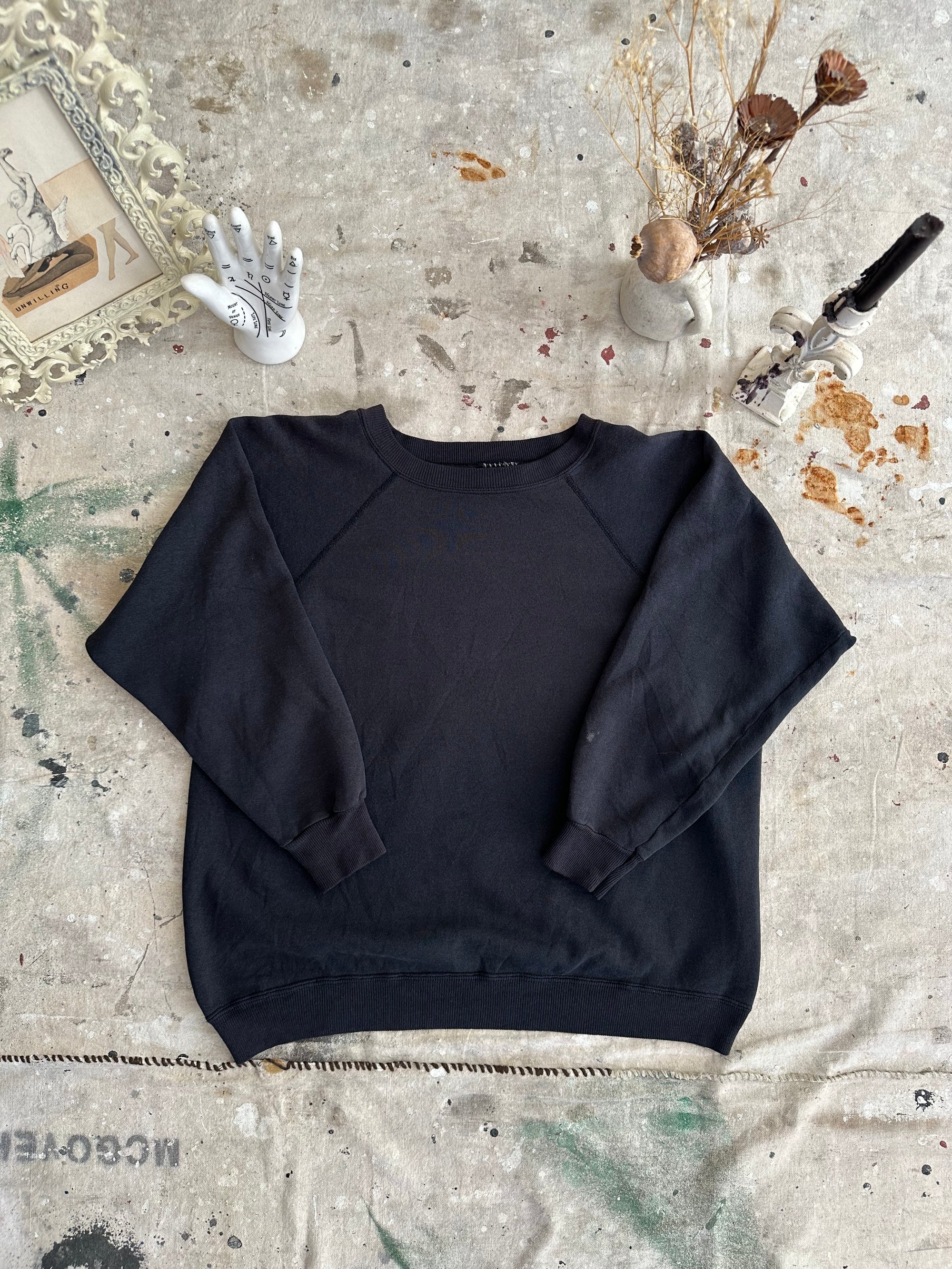 1980s Black Sweatshirt