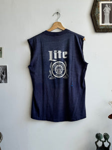 1980s Sunfaded Boat Race Miller Lite Muscle Tee (L)