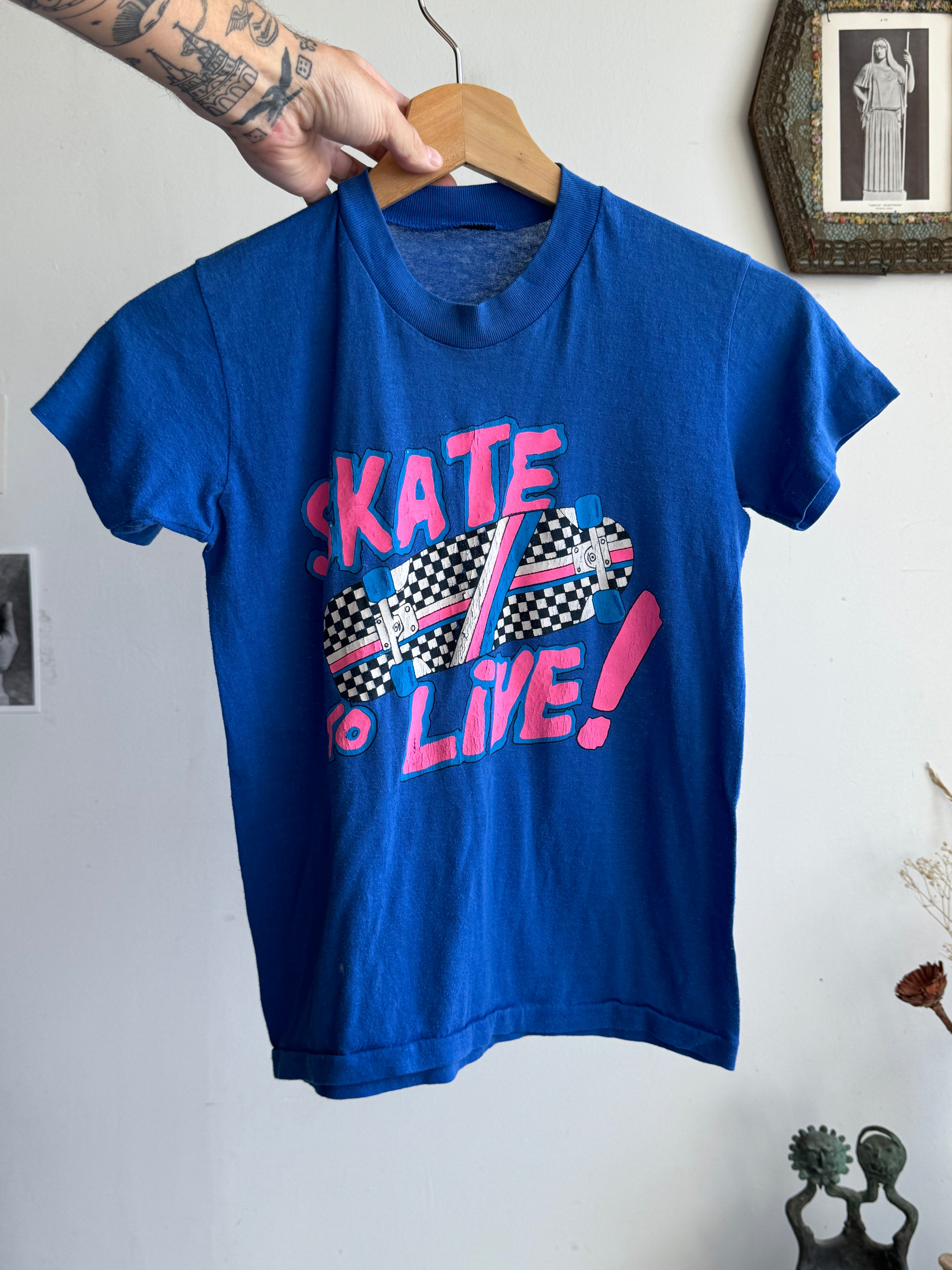 1980s Skate to Live T-Shirt (XS)