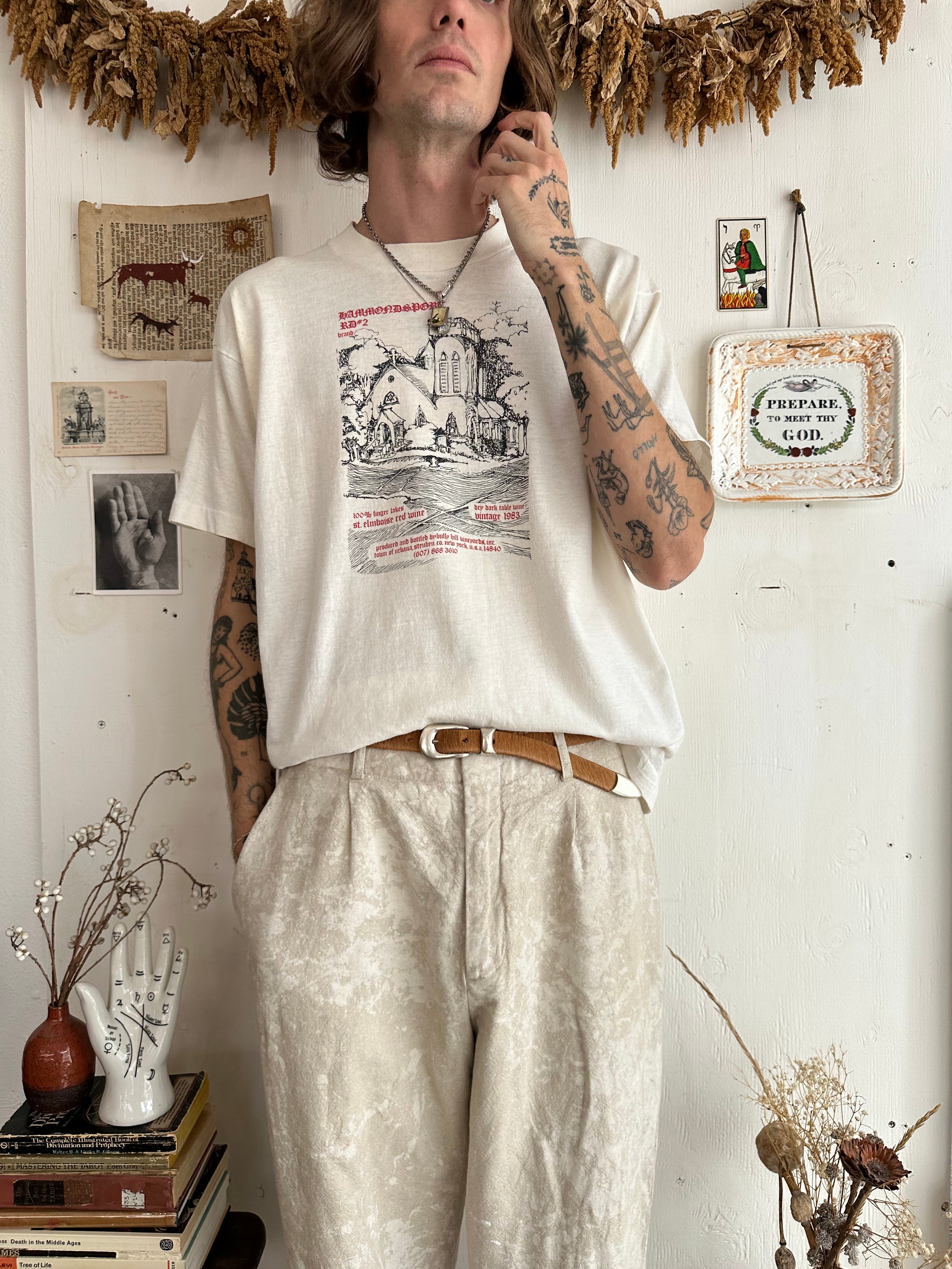 1983 Vineyard Drawing Tee (Boxy L)