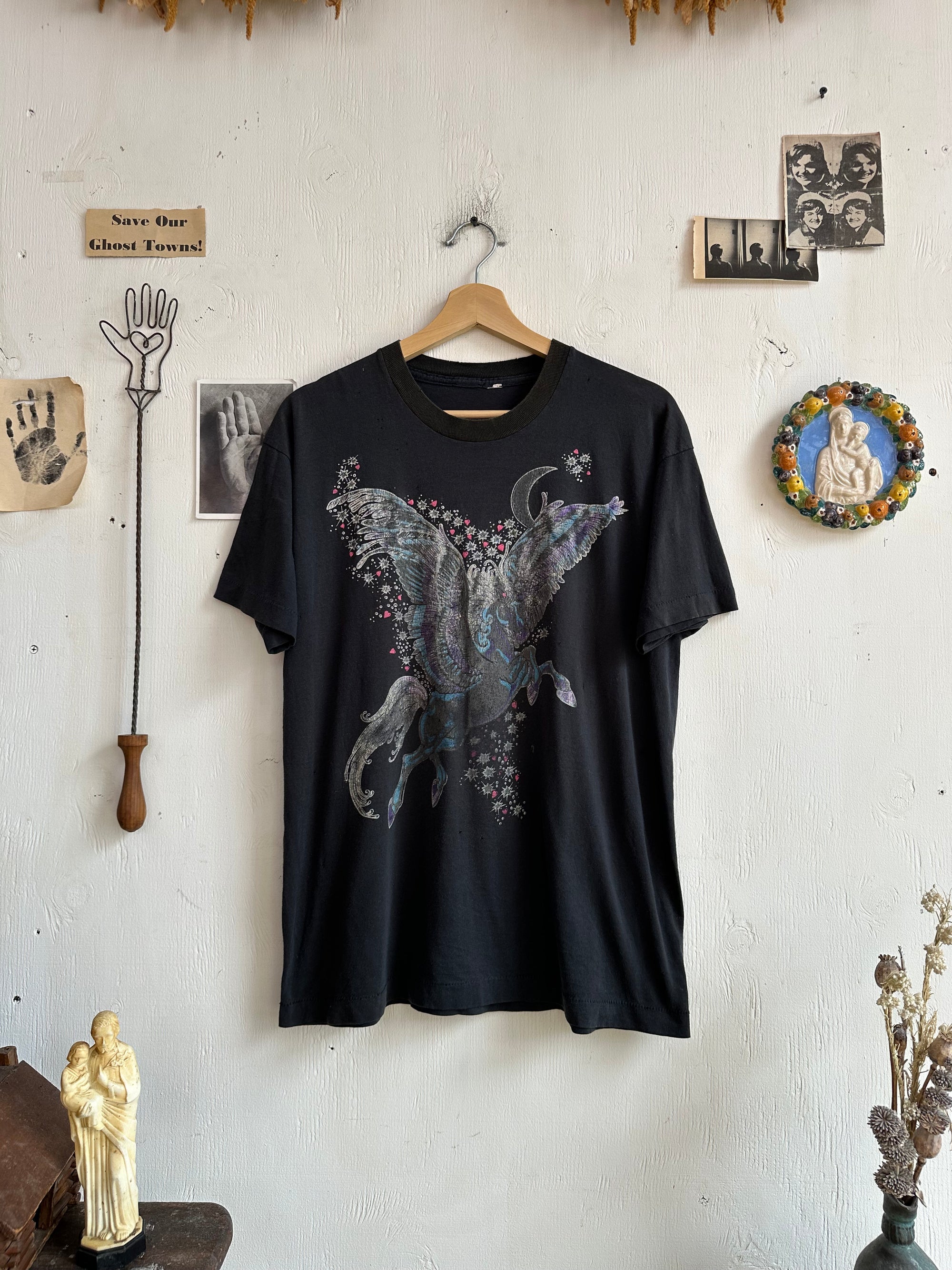 1980s Faded Two-Tone Unicorn Tee