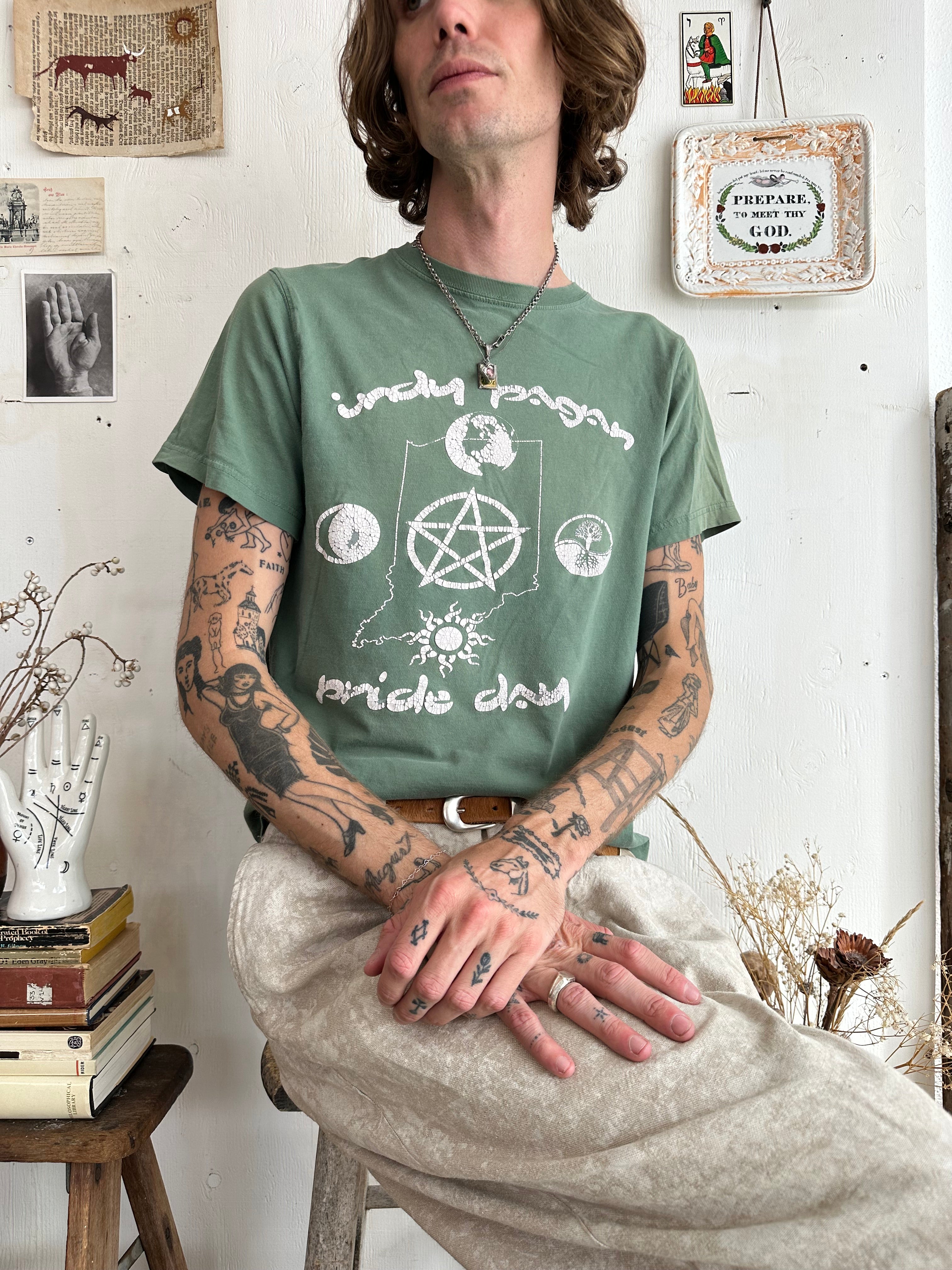 1990s Faded Pagan Pride Tee (S/M)