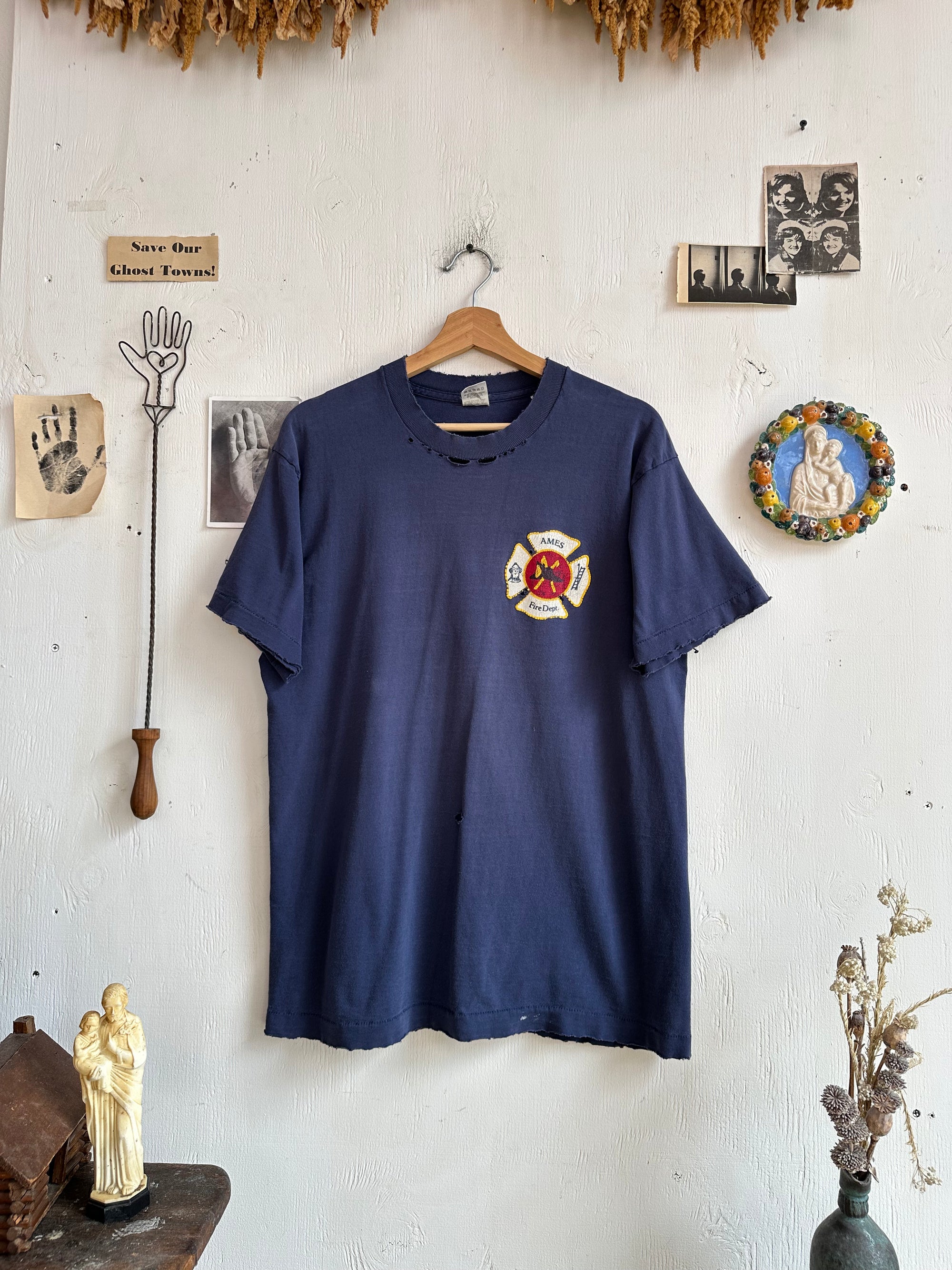 1990s Faded Fire Dept. Tee