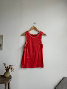 1960s Faded Red Muscle Tee (S/M)