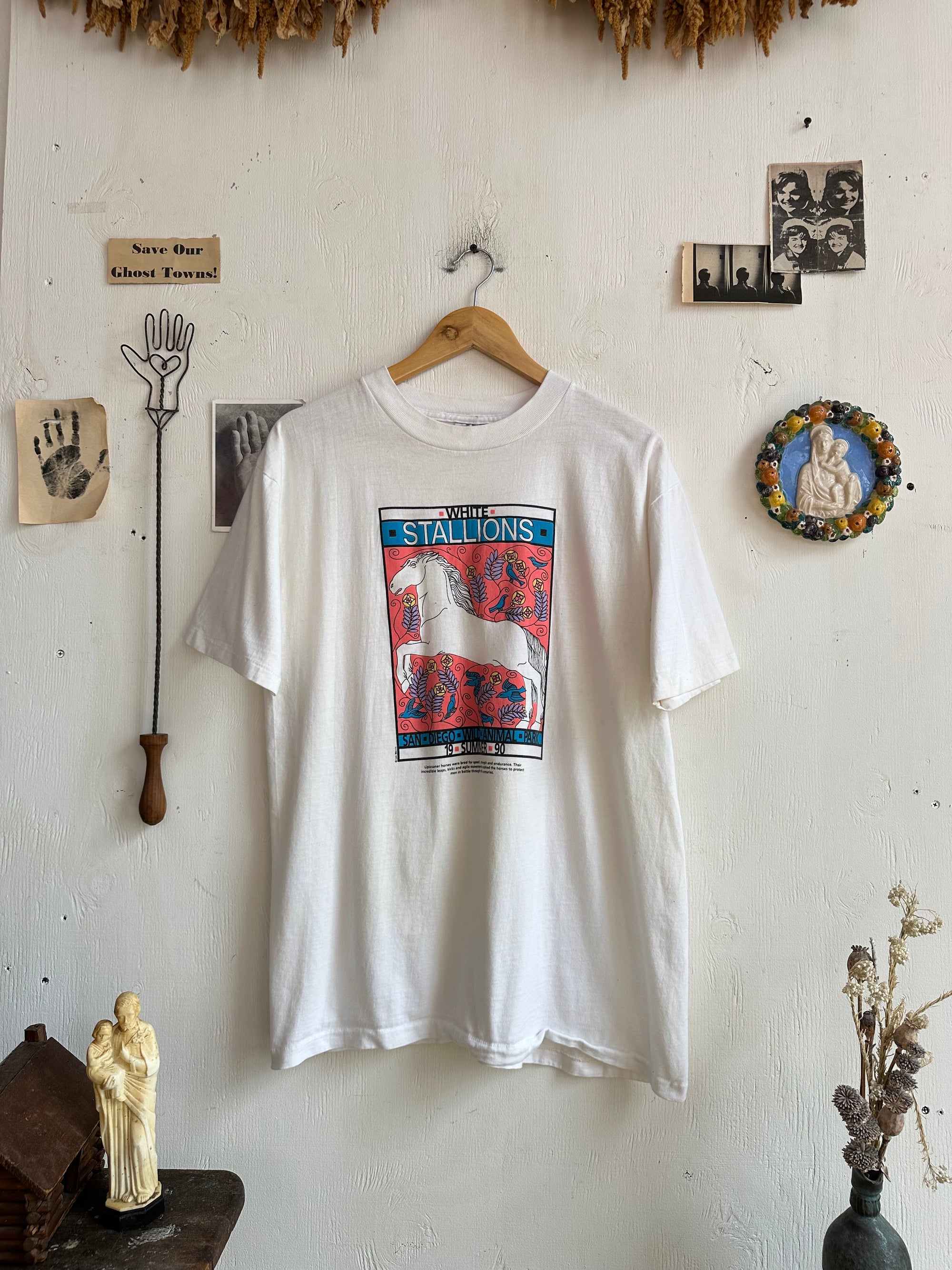 1990 White Stallions Tee