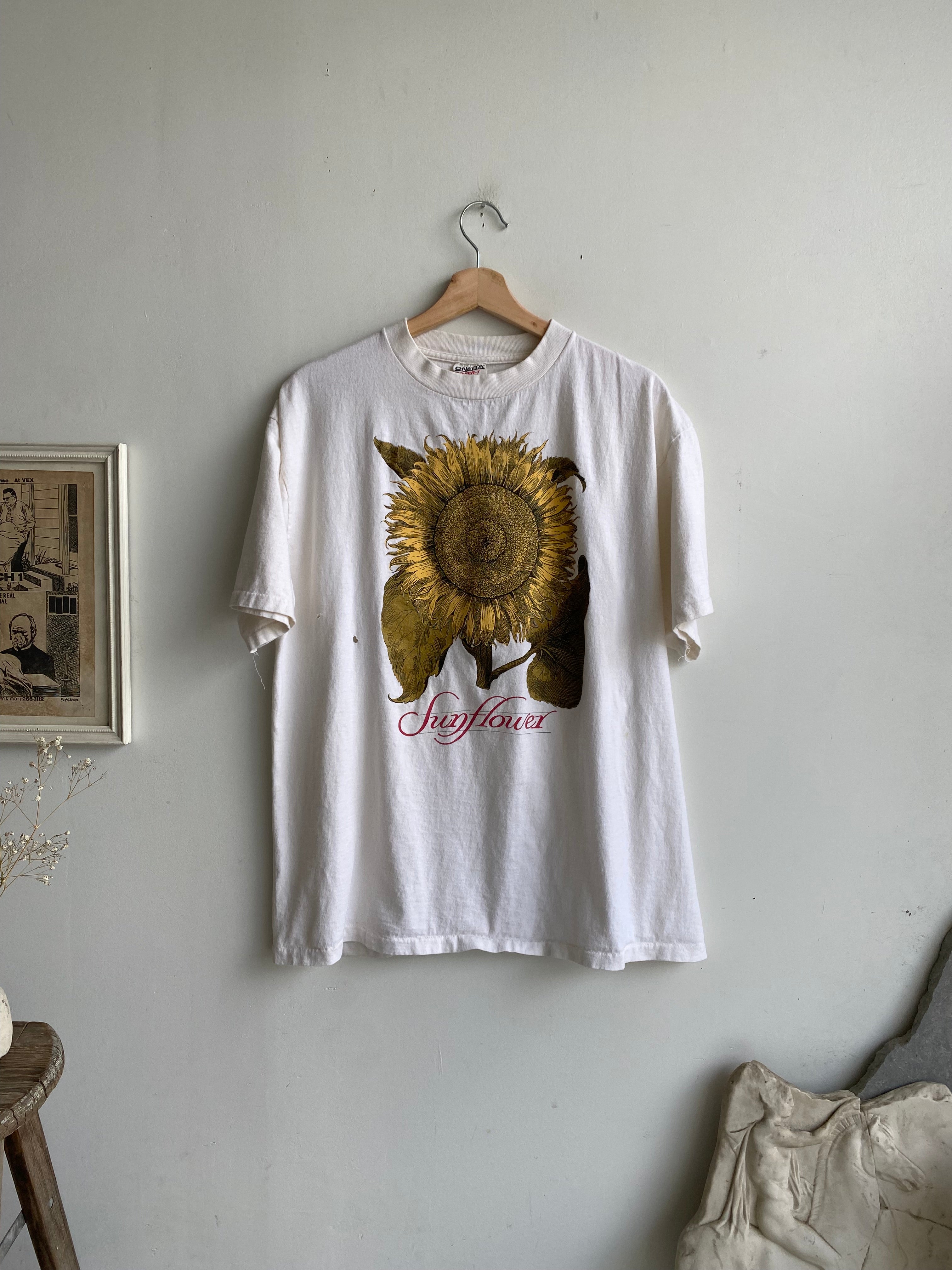 1990s Sunflower T-Shirt (XL)