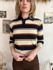 1970s Knitted Polo (XS/S)