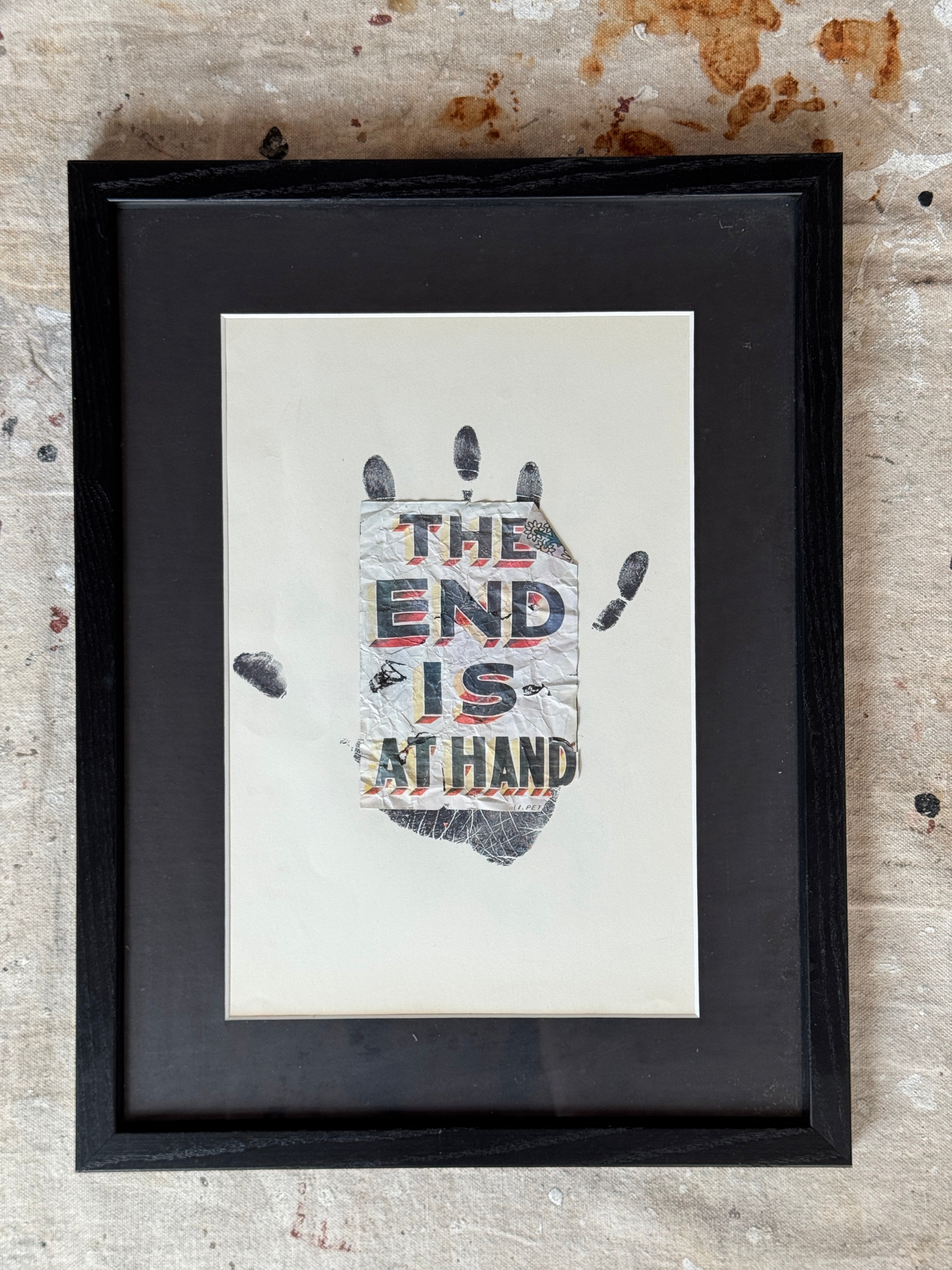 The End is at Hand - Collage (M/L - 17" x 13")