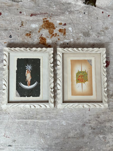 King and Queen - Pair of Collages (S/M - 11 1/2" x 9 1/2")