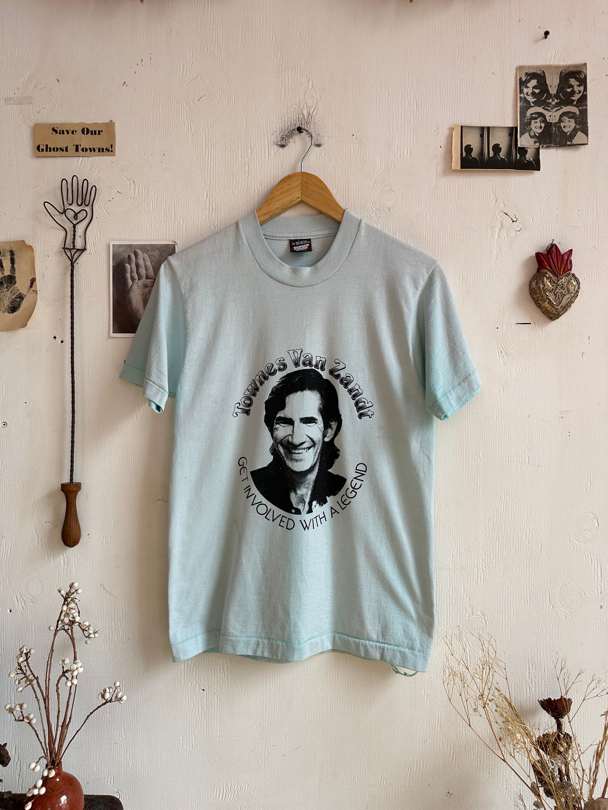 1980s Townes Van Zandt European Tour Tee