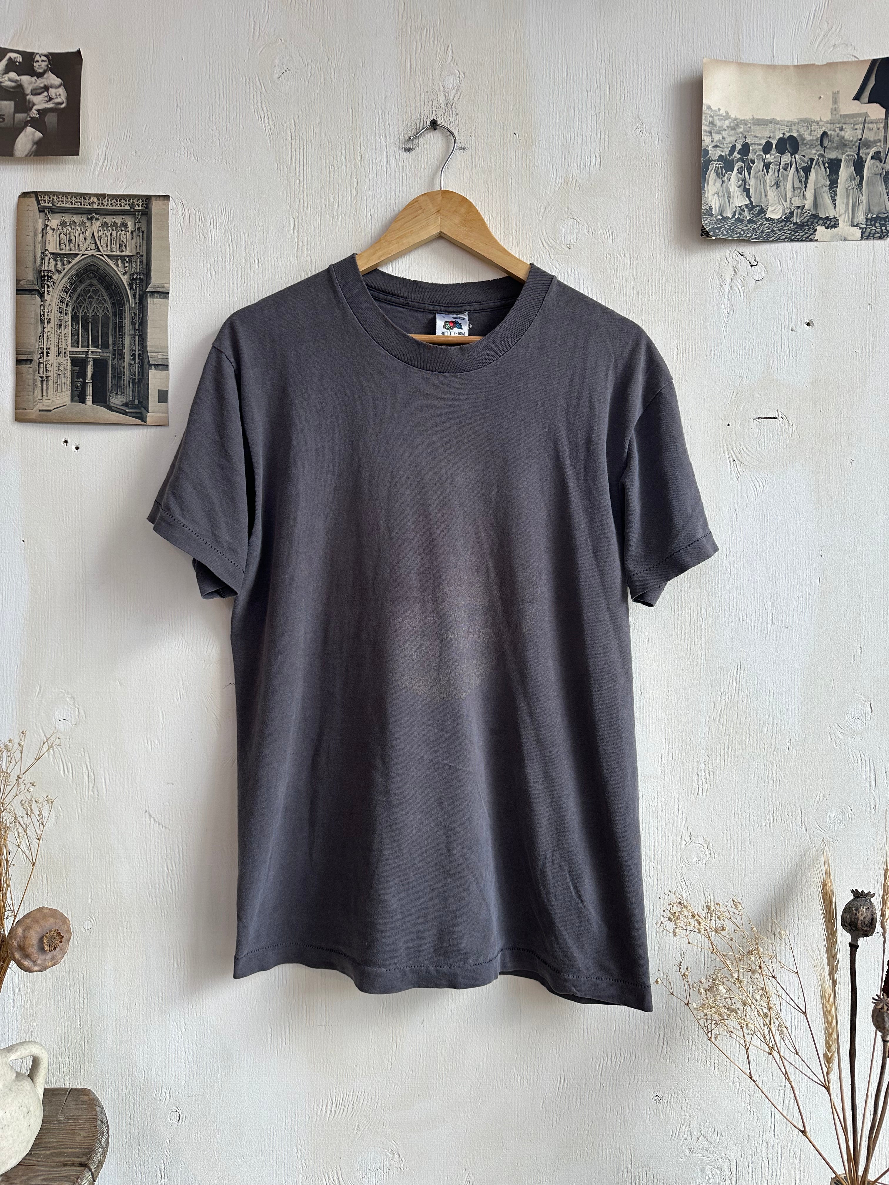 1990s Perfect Faded Black T-Shirt (L/XL)