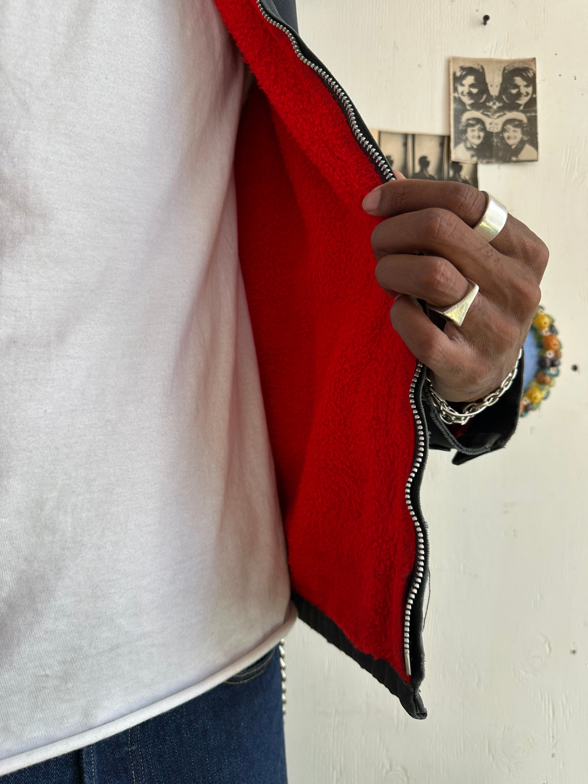 1960s Well Worn Faded Slate Big Mac Jacket
